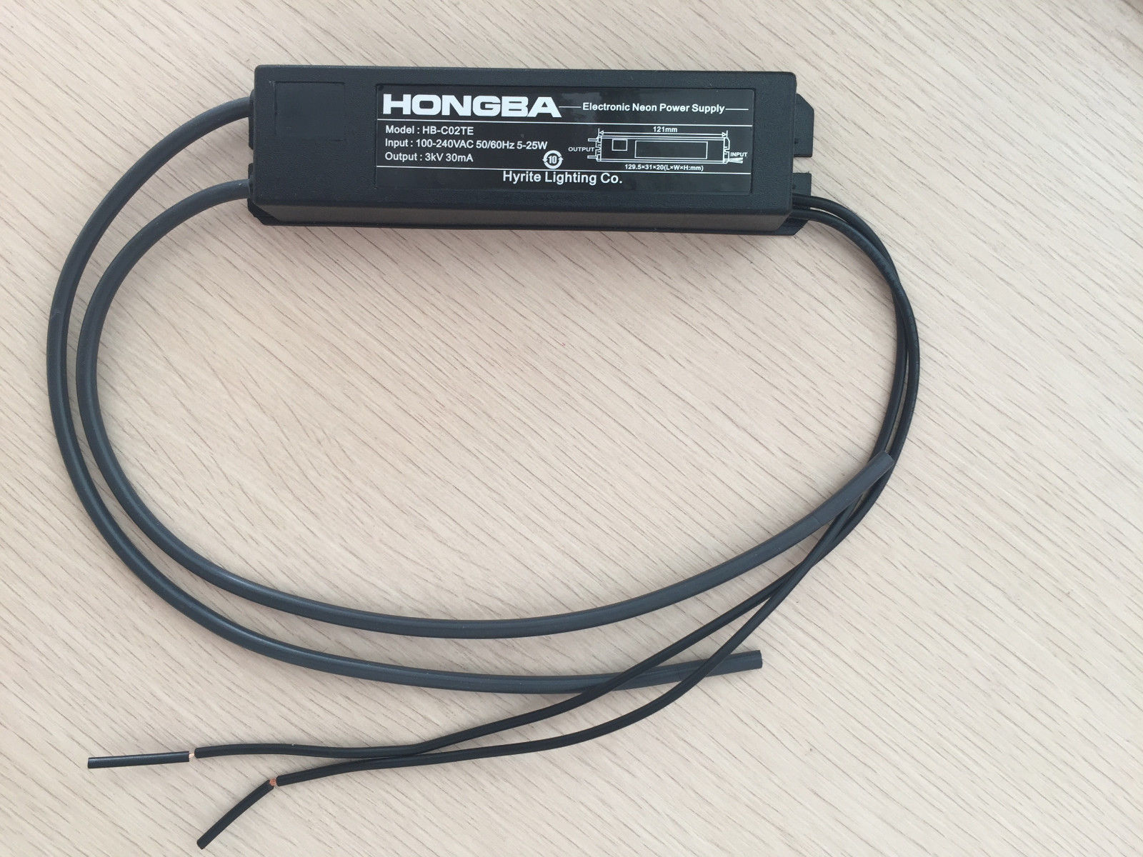 3kV 3000 volts 30mA 5-25W New Neon Sign Transformer Electronic Power Supply