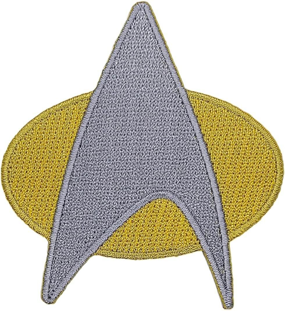 Star Trek Next Generation Starfleet Space PATCH |2PC iron on or Sew 3″X2.75″
