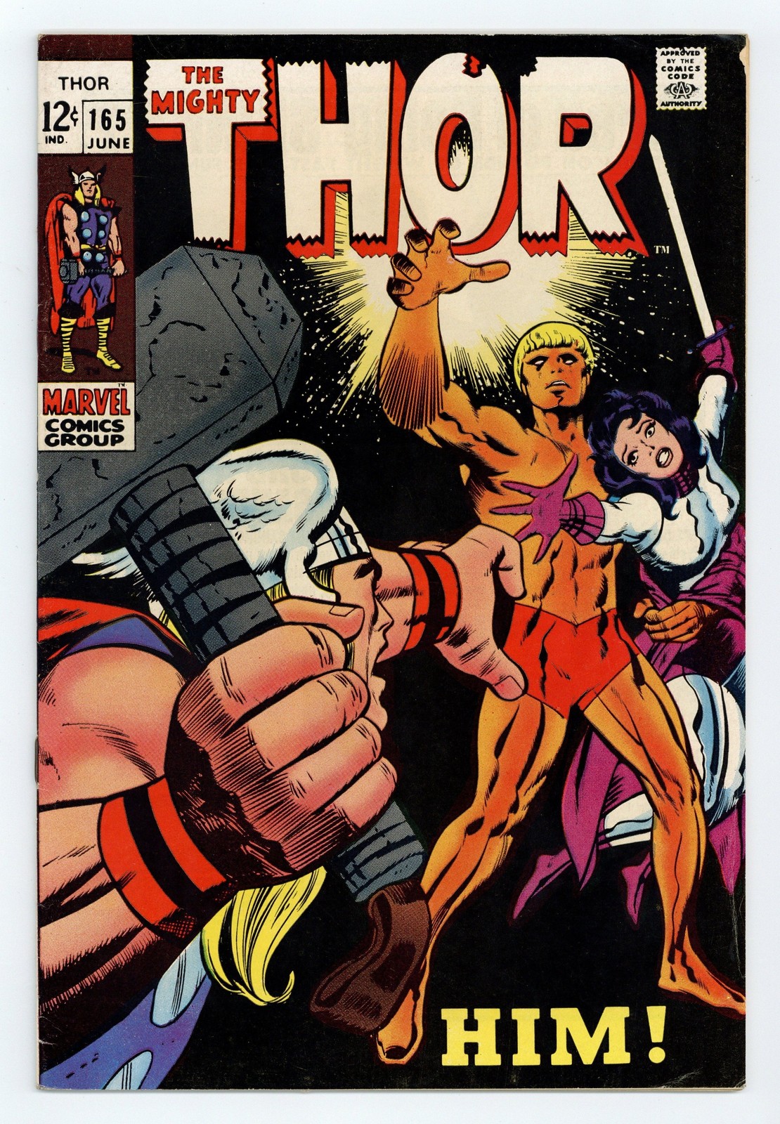 Thor #165 VG/FN 5.0 1969 1st full app. Adam Warlock