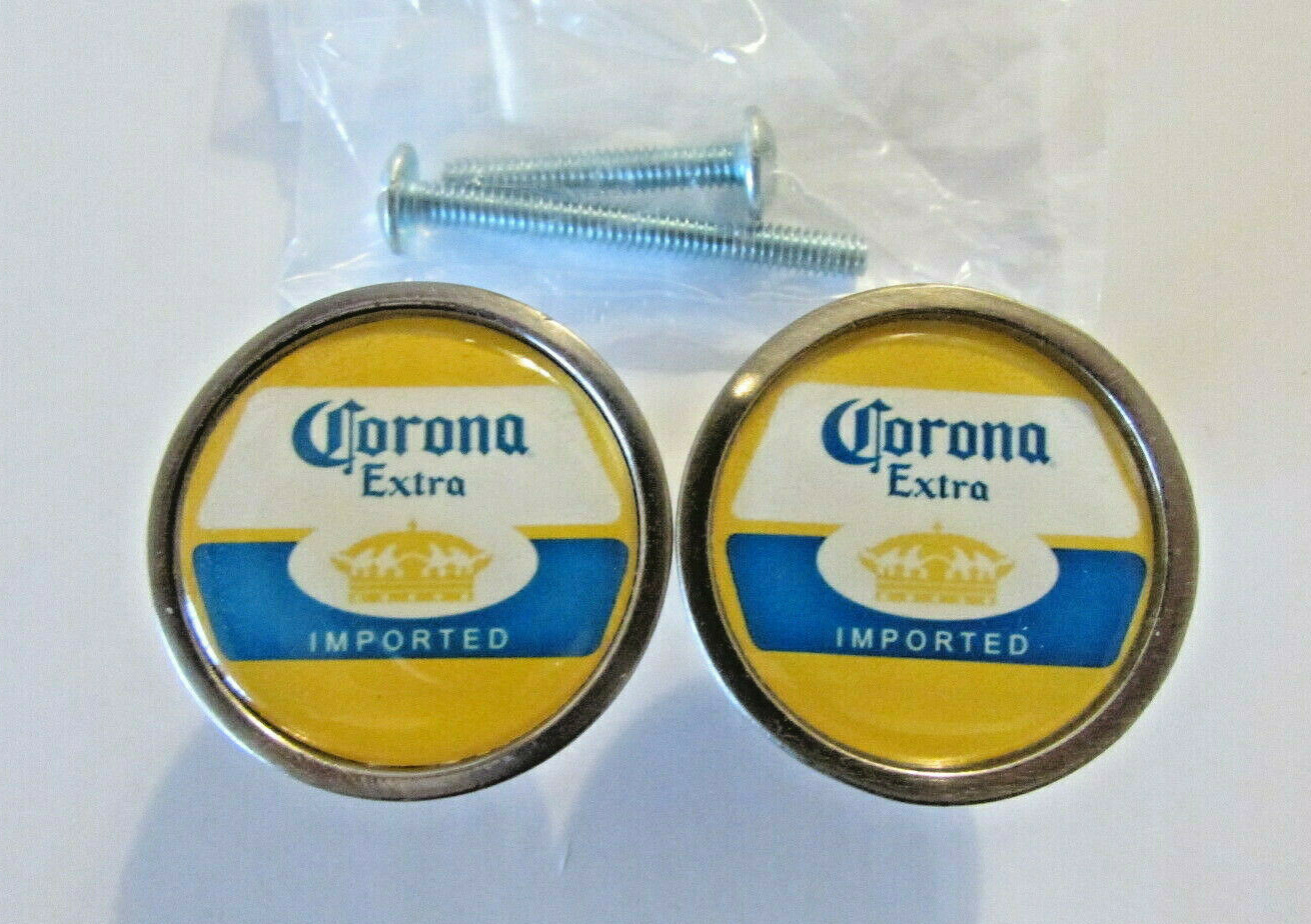 Corona Beer Cabinet Knobs, Corona Beer Logo Cabinet Pull / kitchen knobs