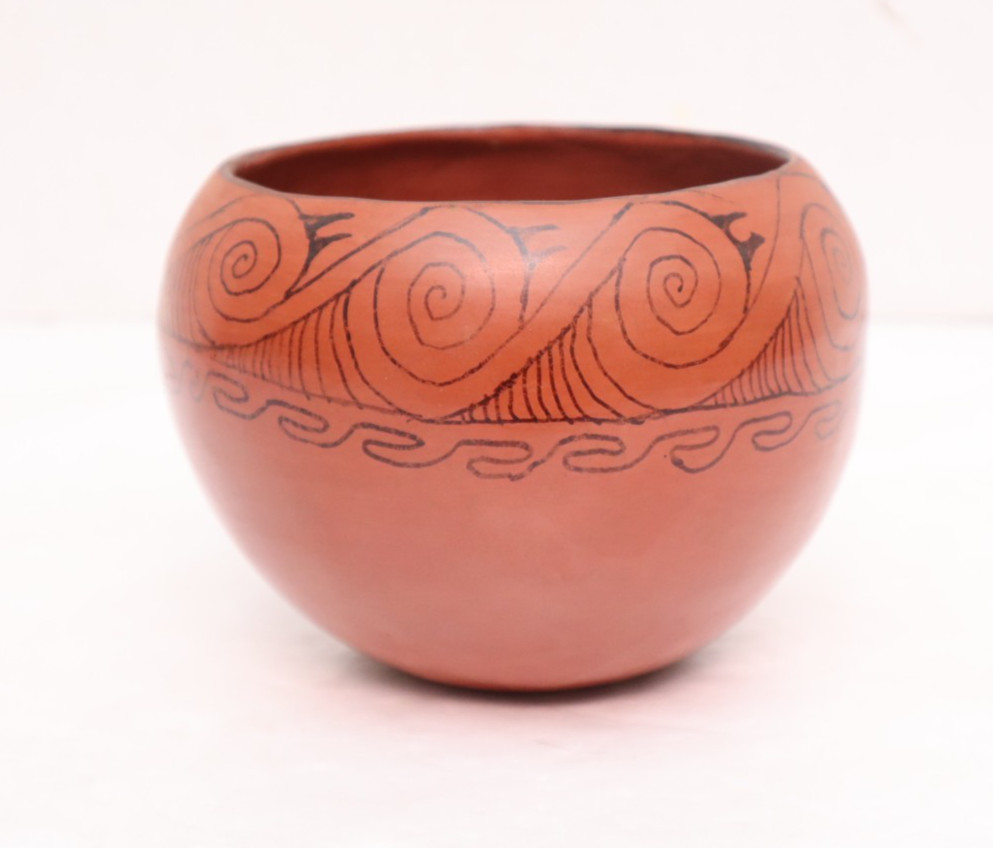Vintage Maricopa Pueblo Pottery Vessel Pot Jug Native American Indian 5.5″ –