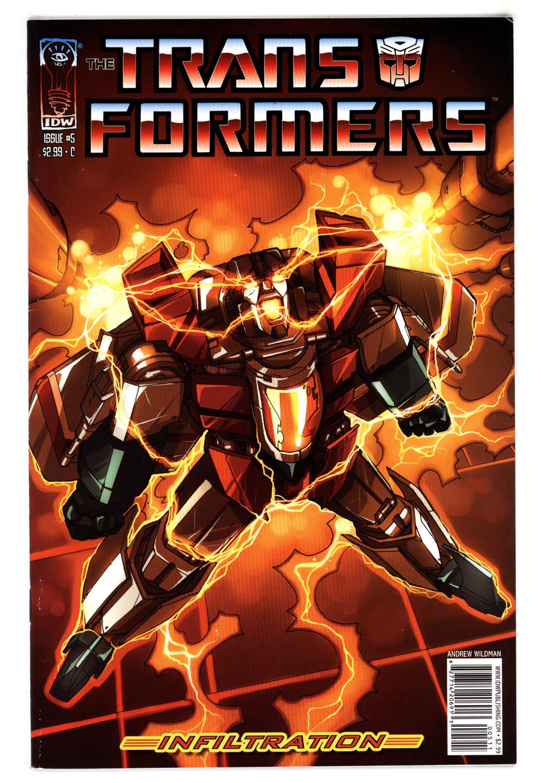 Transformers: Infiltration #5/C NM- 9.2 2006 Andrew Wildman Variant Cover