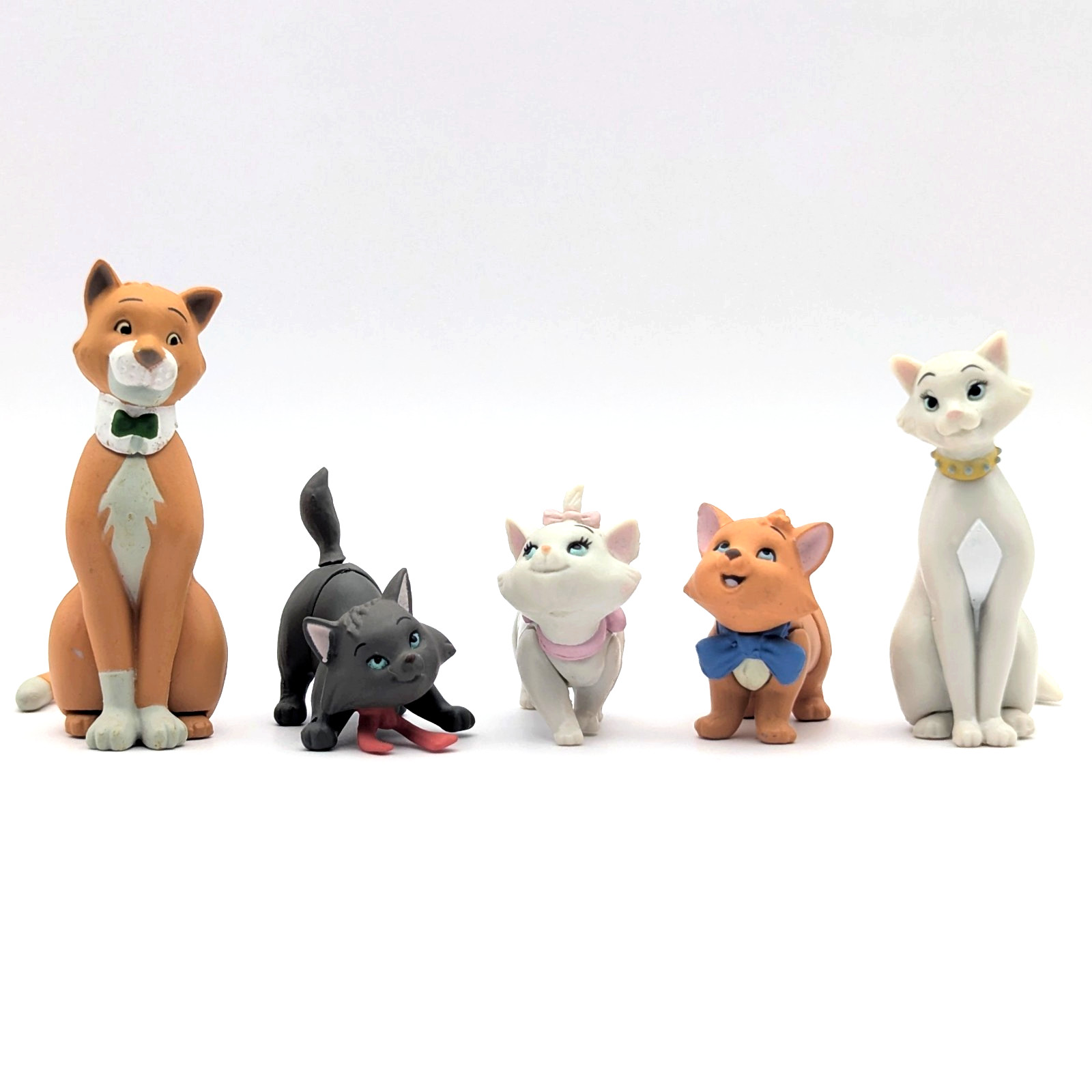 The Aristocats Mini Figure Set of 5 Tomy Choco Egg Choco Party Used