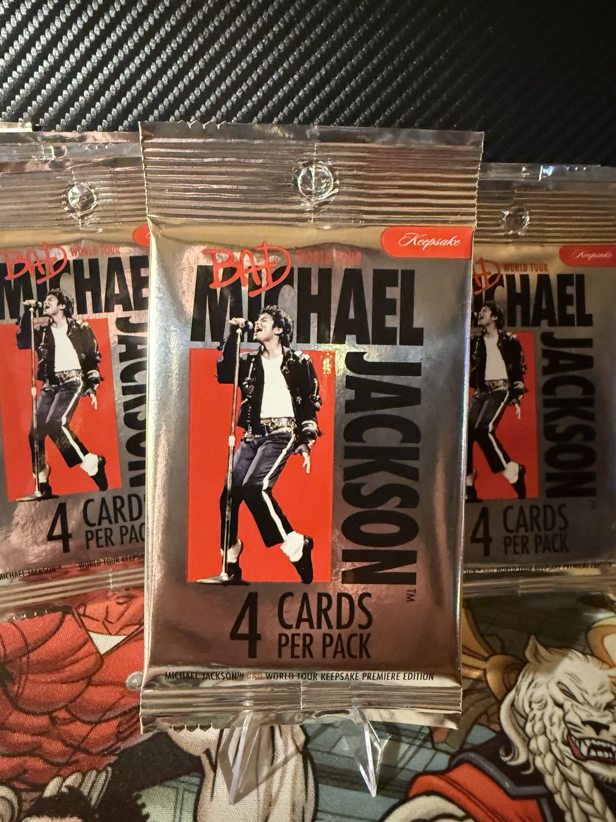 Michael Jackson Keepsake Hanger Pack 50 Pack Lot – New – Sealed!
