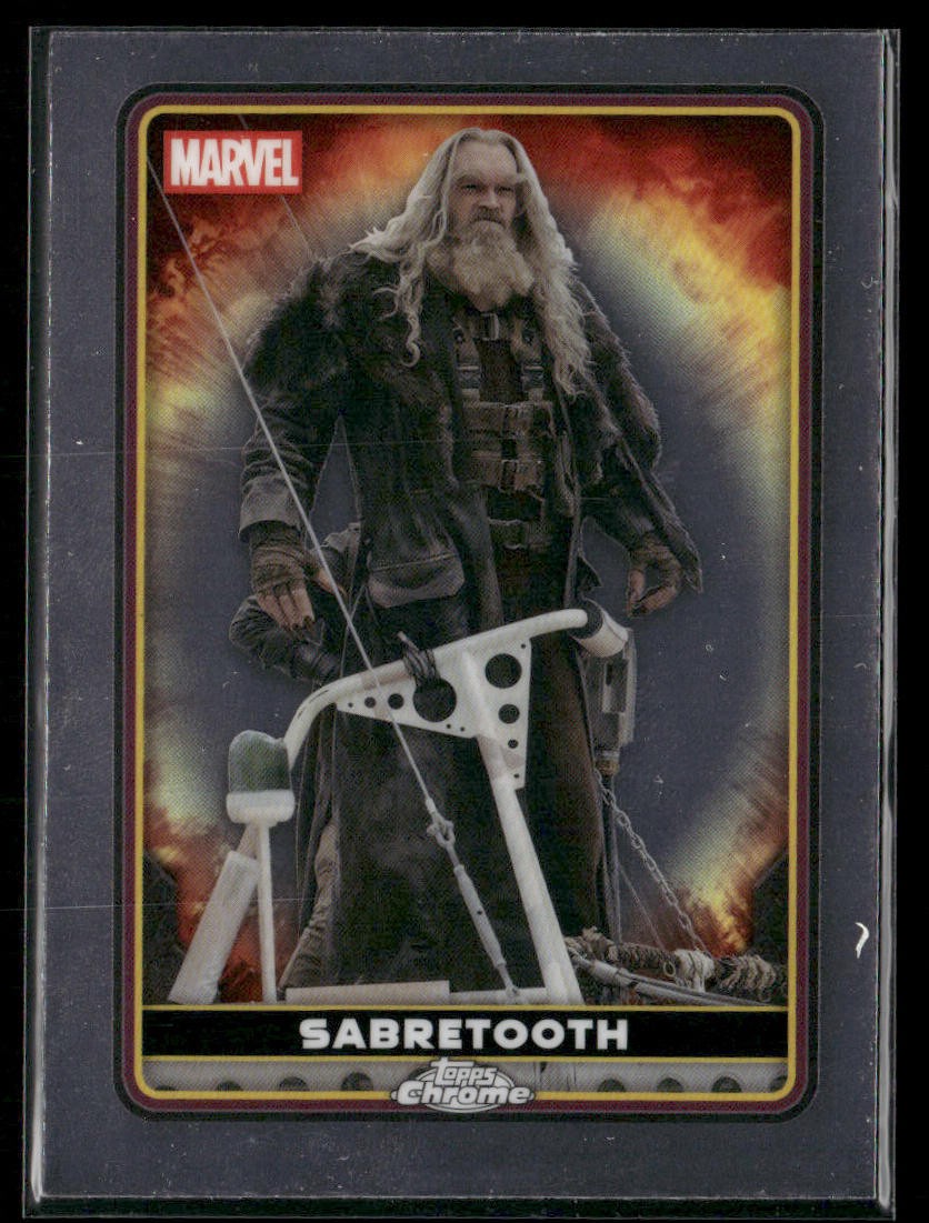 2025 DEADPOOL MARVEL TOPPS CHROME #41 SABRETOOTH
