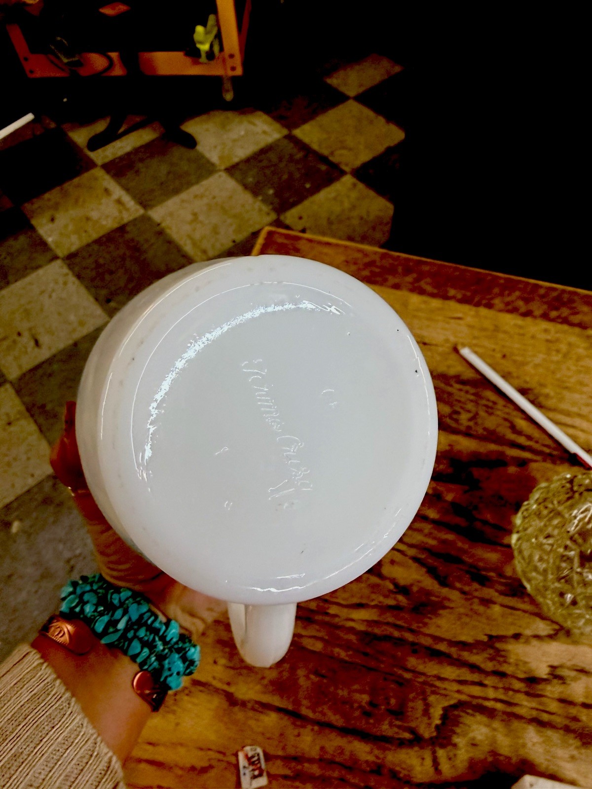 Vintage Pitcher With Lid
