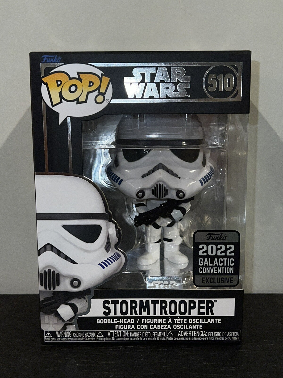 Funko POP! Star Wars Stormtrooper #510 2022 Galactic Convention Exclusive