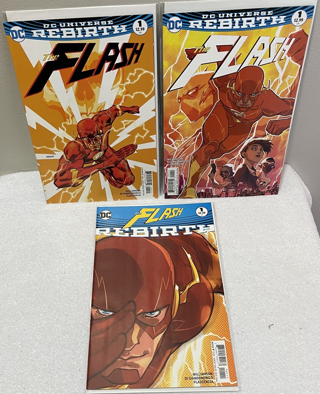 The Flash Vol. 1 Vol 5 2016- Rebirth #1 Set – DC – Godspeed – NM