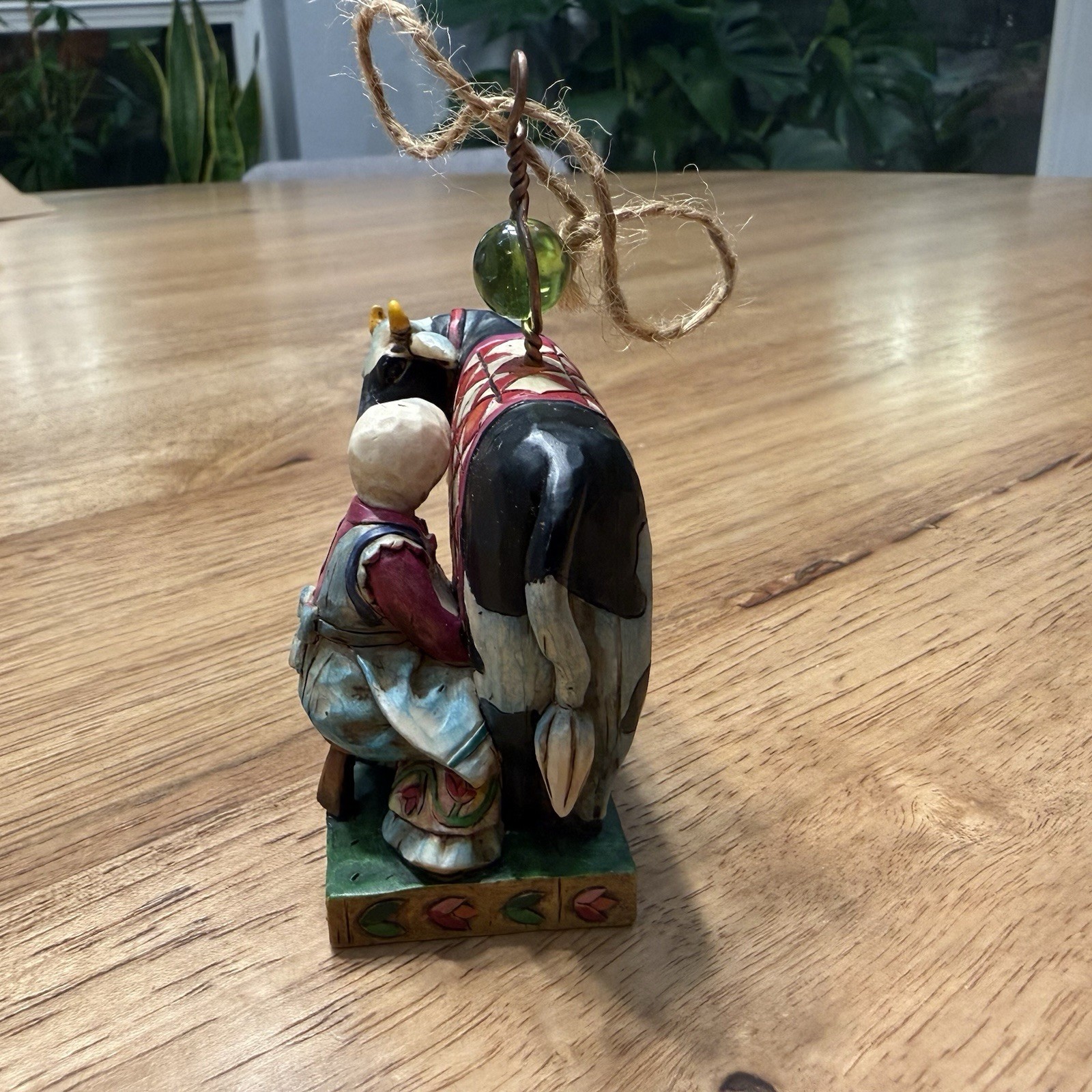 Vtg Jim Shore 12 Days Of Christmas Ornaments Maids A Milking Cow 3×3.5” Ornament