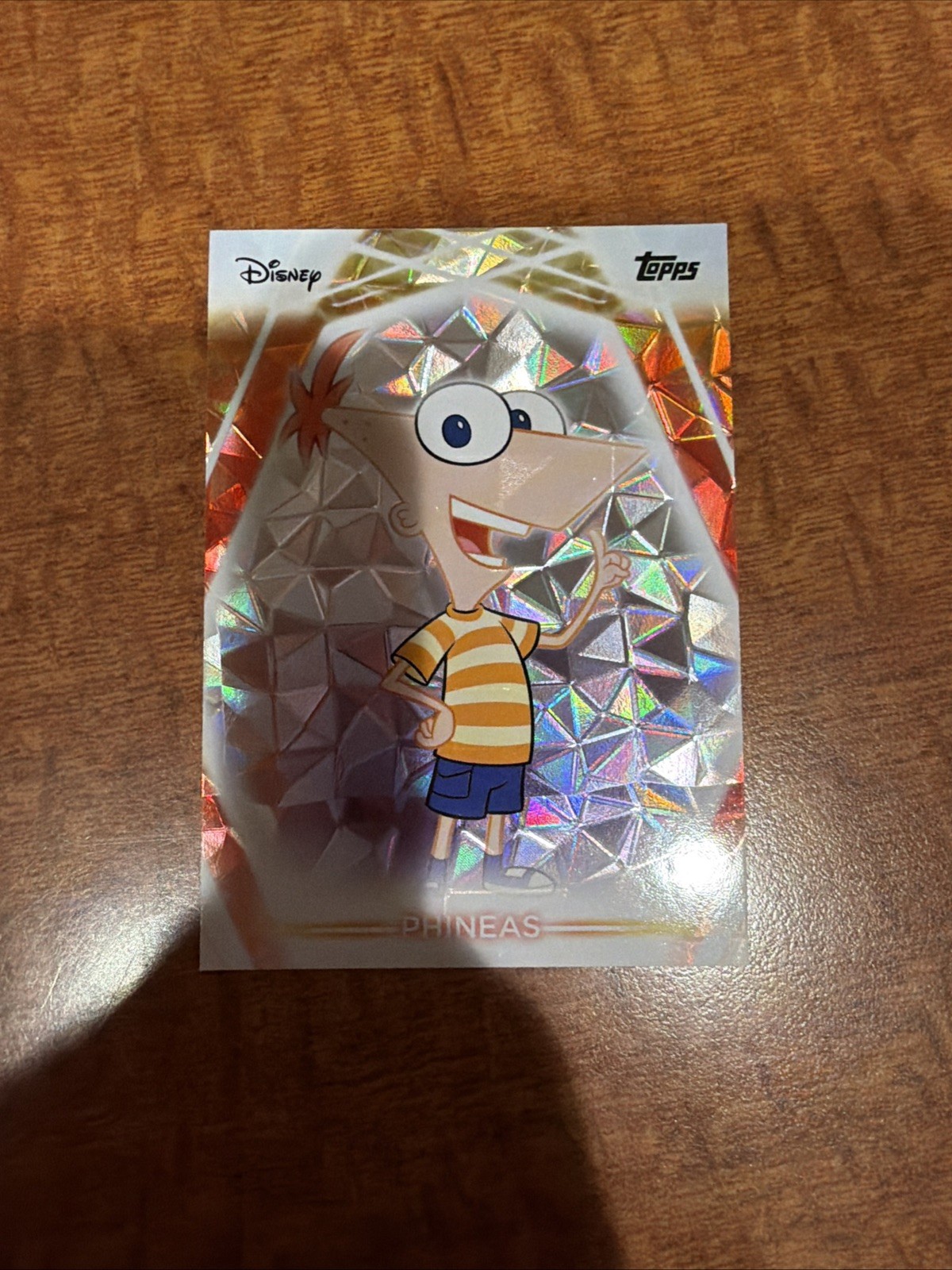2026 Topps Disney Neon Phineas Diamante #1 Phineas And Ferb