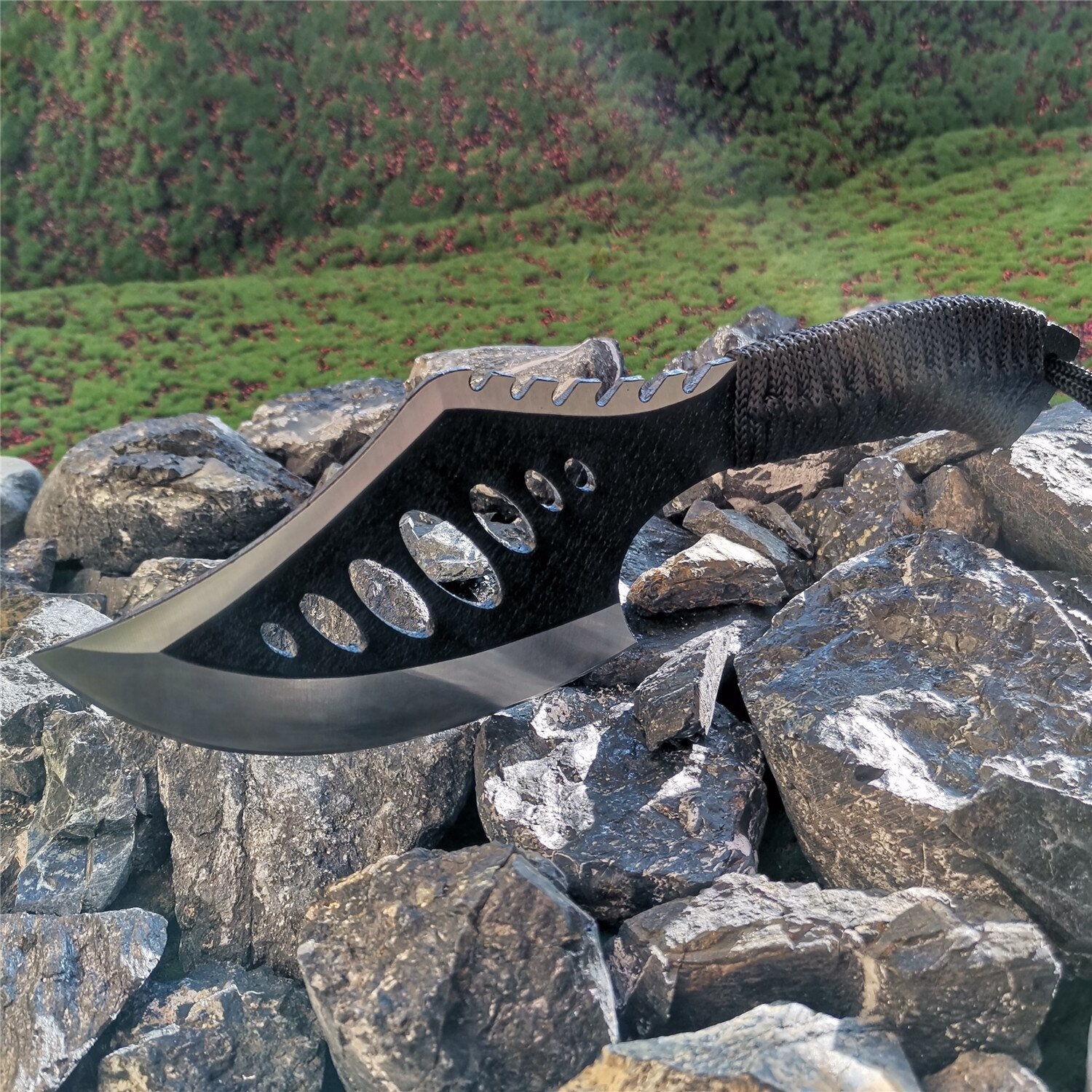 Exquisite Field Combat Universal Binding Handle for Self Defense Sharp Axe Tool