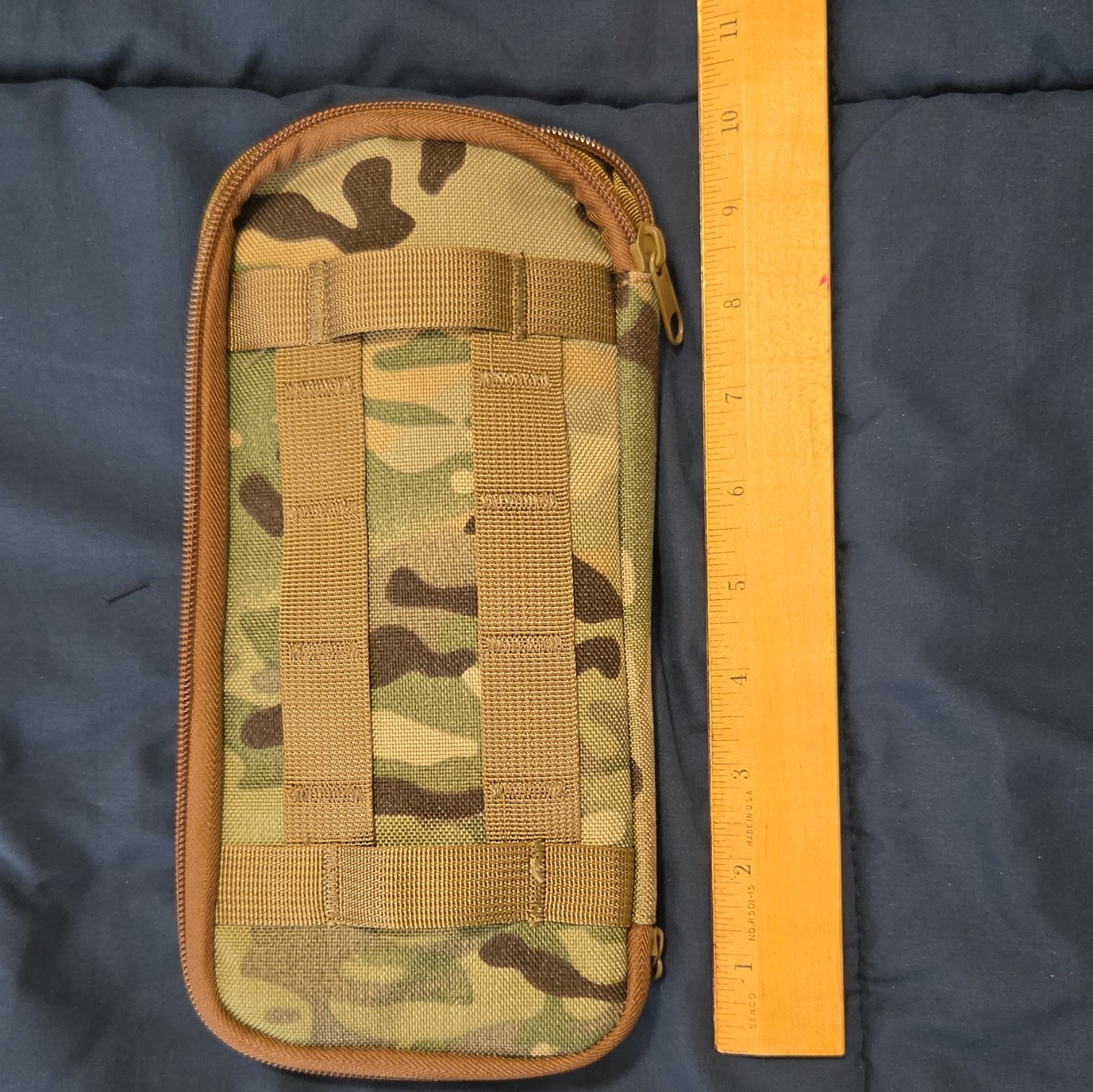 TKell Knives OPS-HAWK Knife, AEB-L Gray Tanto, Kydex Sheath & Molle Tac-Bag