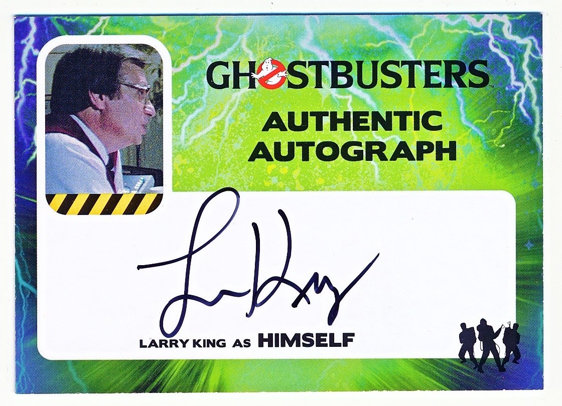 Cryptozoic Ghostbusters Larry King Autograph Auto #LK – QTY AVAIL
