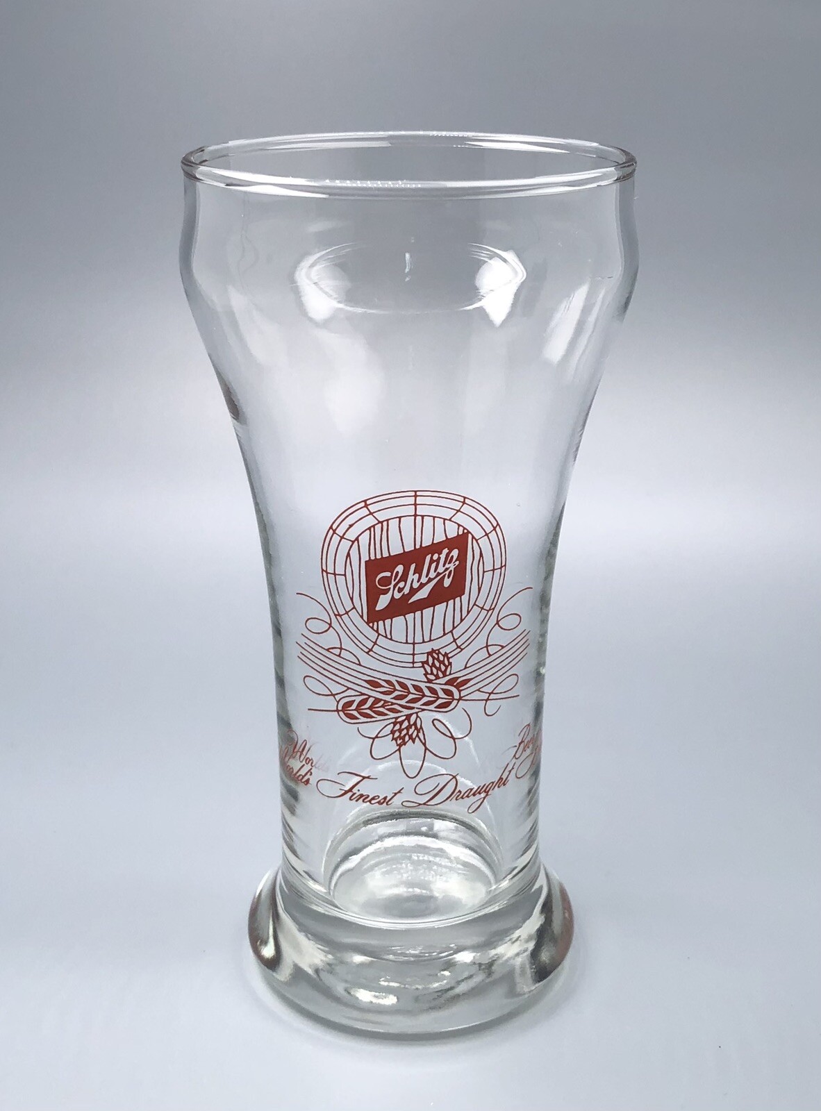 VTG BEER GLASS DISCOUNT / Schlitz Tavern Sham Barware / Man Cave Bar Decor Gift