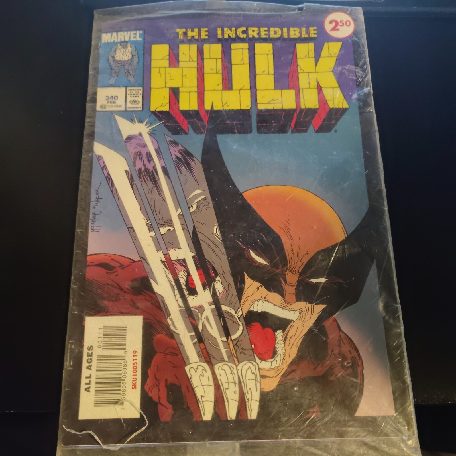 Marvel Comics The Incredible Hulk #340 (2009) Hulk vs Wolverine Simonson IronMan