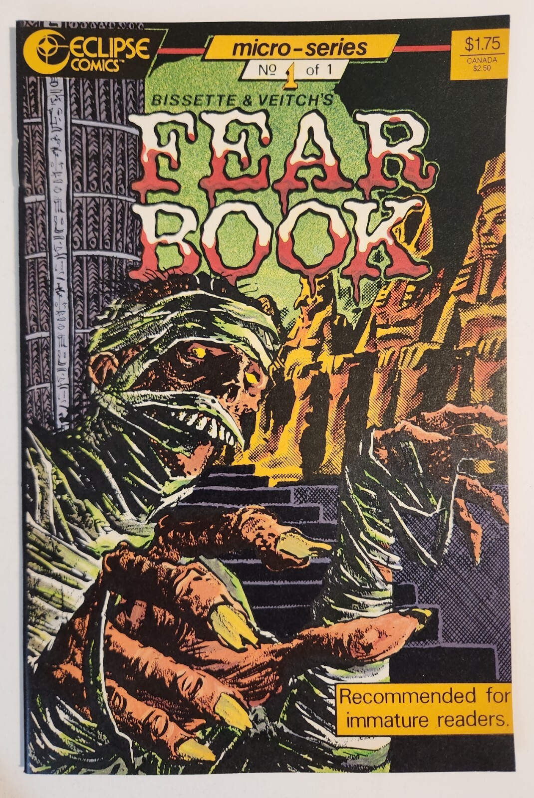 Fear Book #1 (1986, Eclipse) NM Stephen Bissette Rick Veitch RL Stine