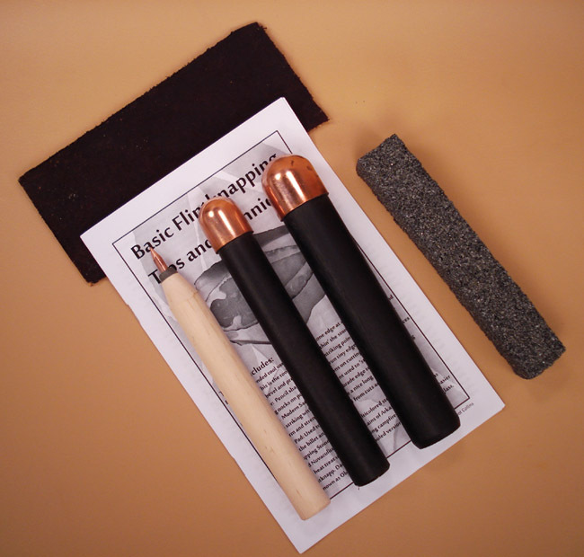 Copper Knappers Bundle Pack – Tools for Flint Knapping Arrowheads and Blades