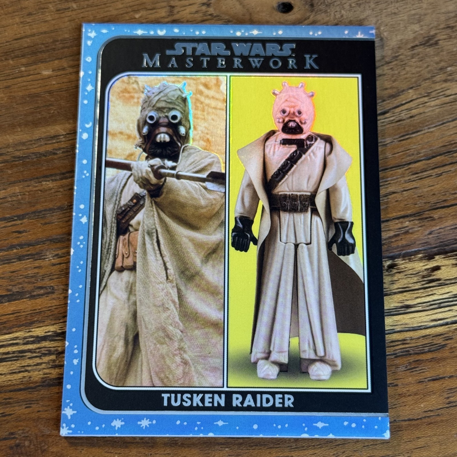 Tusken Raider 2021 Star Wars Masterwork RAINBOW FOIL /299 Out of the Box #OTB-14