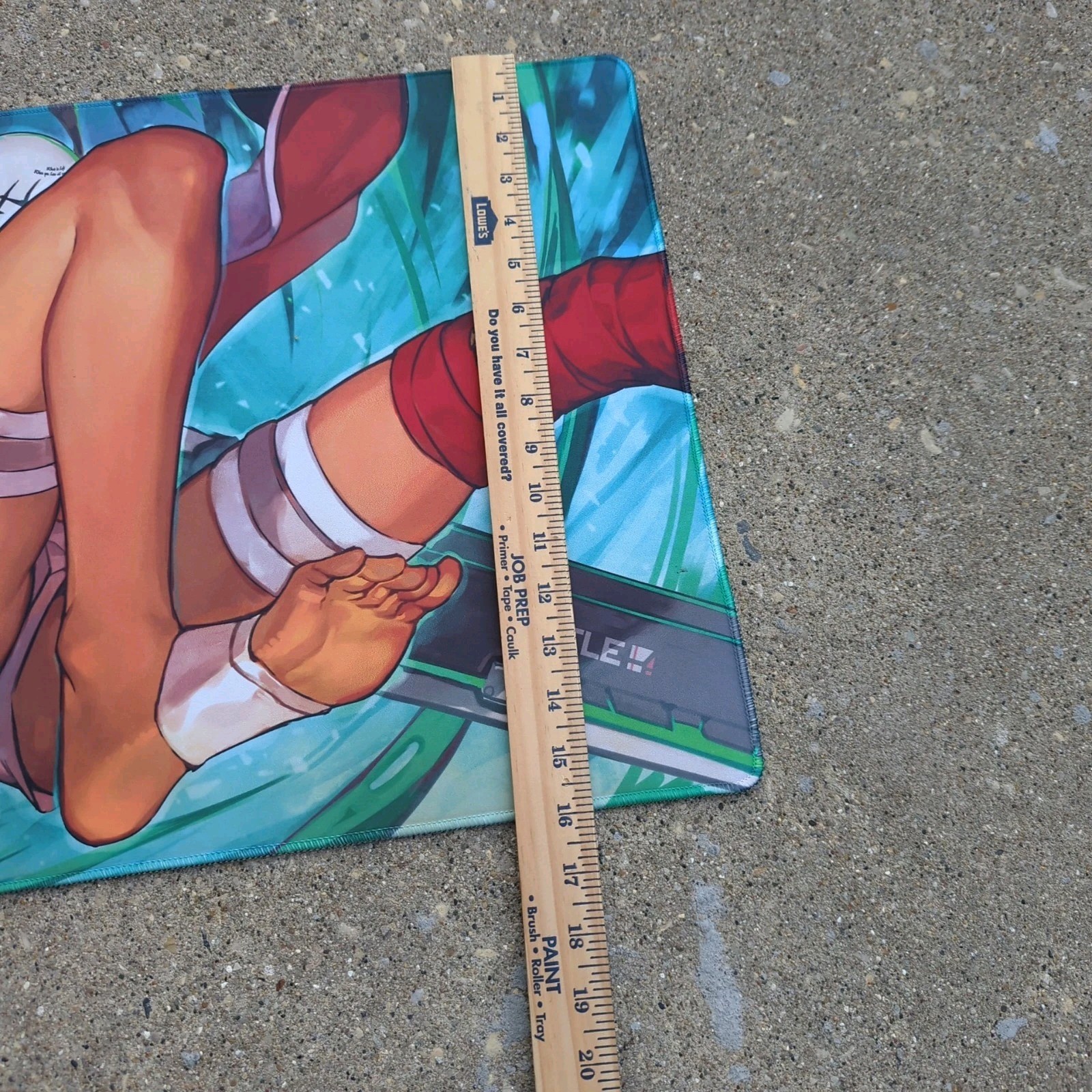 Guilty Gear Strive Ramlethal Valentine Deluxe Desk Play Mat Mouse Pad 35″ x 16″