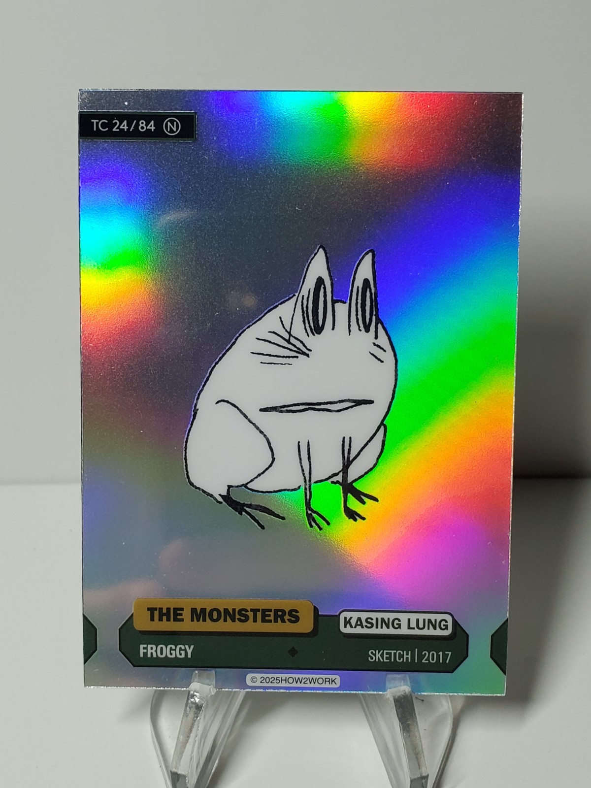 🔥2025 How2Work THE MONSTERS Series 3 “FROGGY” 24/84 N LABUBU by Kasing Lung!🔥