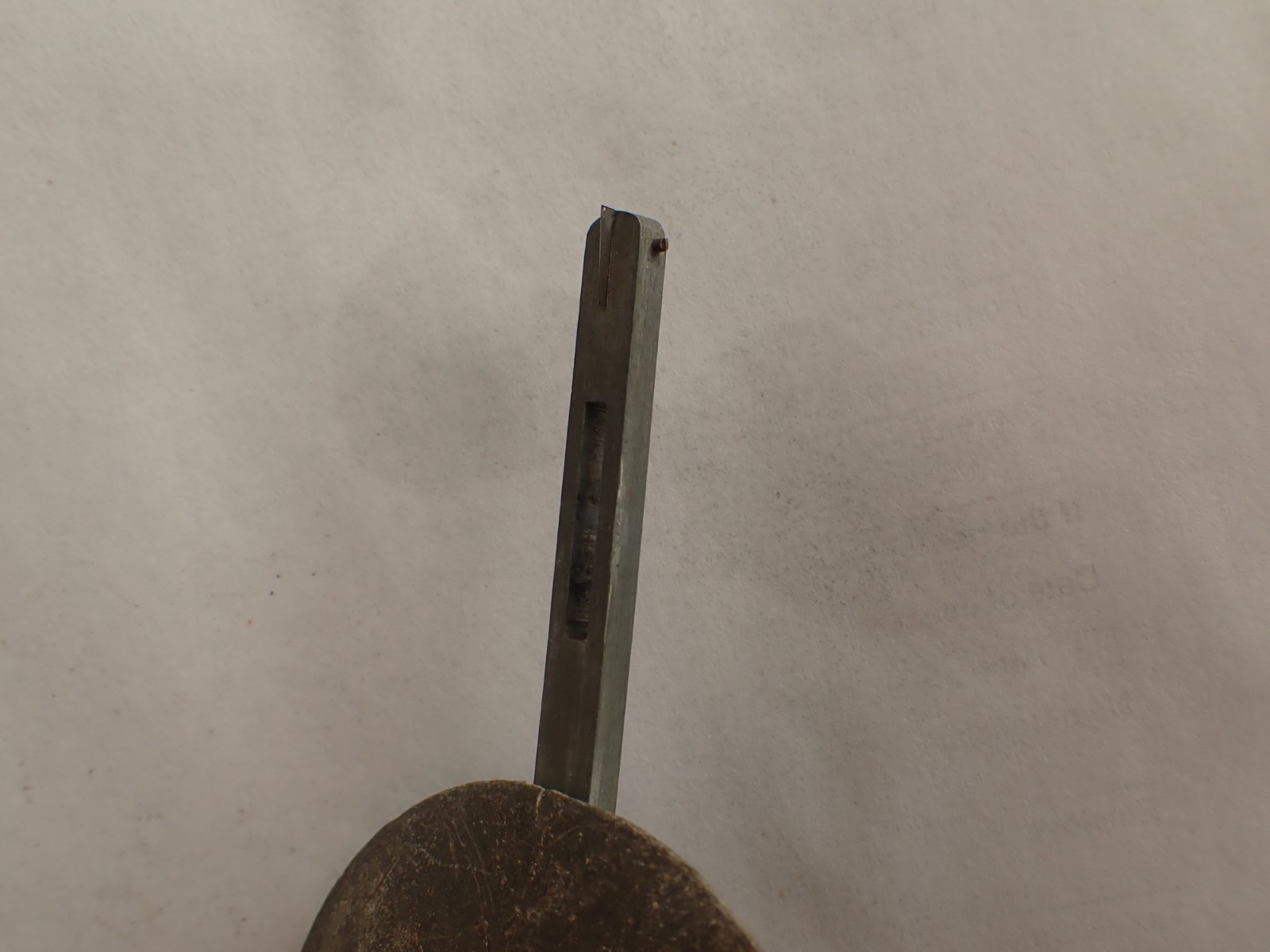 ANTIQUE CLOCK PENDULUM PART 2 3/4 INCH DIAMETER 9.6 OUNCES BIN N