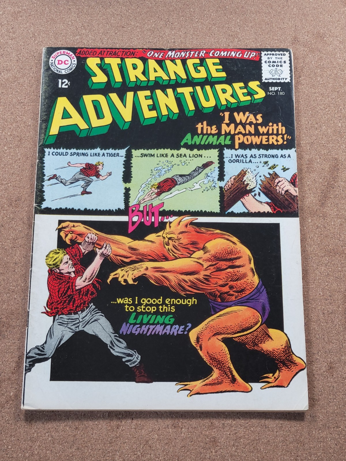 Strange Adventures #180 DC 1965 1st Animal Man Buddy Baker Key Silver Age Comic