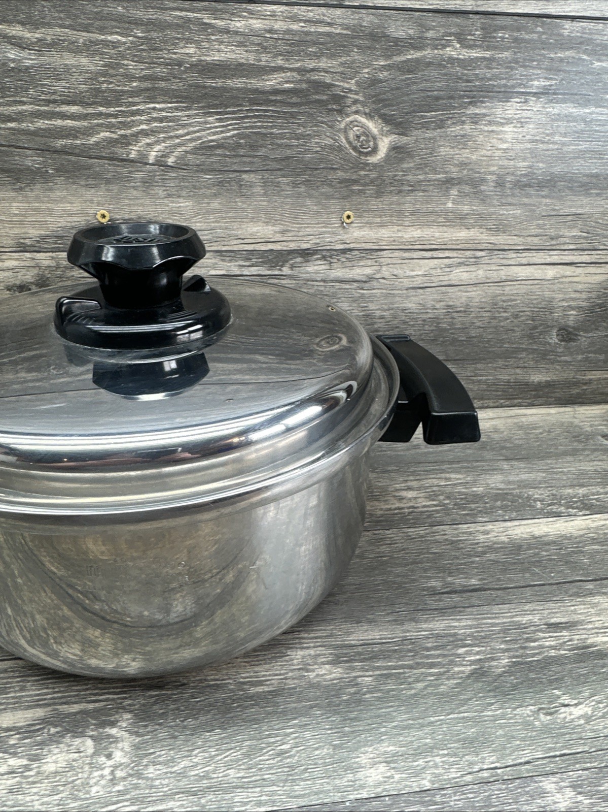 Lustre Craft Stainless Steel 9.5 inch 4 Quart Slow Cooker Pot With Domed Lid