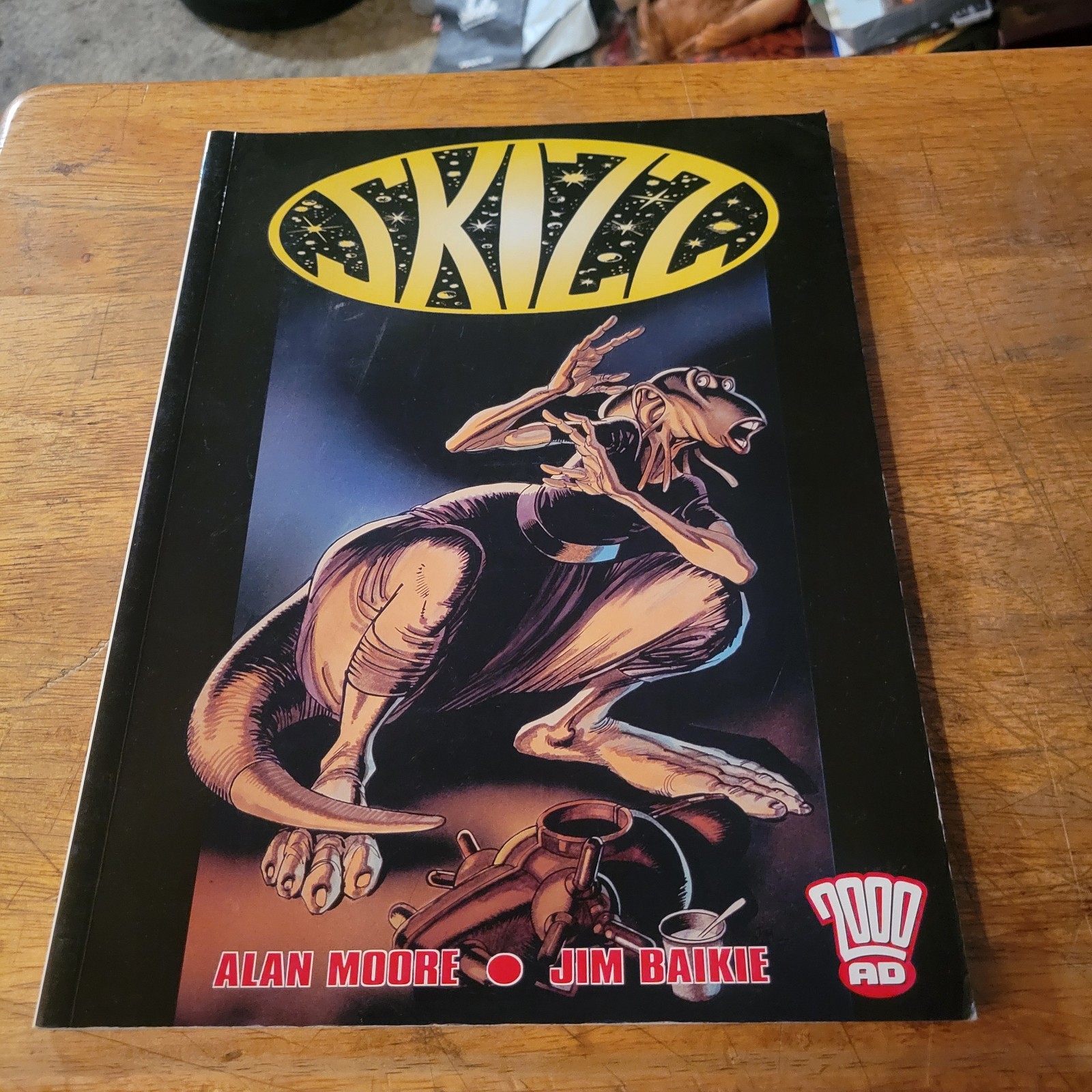 2000 AD Presents SKIZZ- Alan Moore & Jim Baikie, ’03 TITAN 1st PB OOP