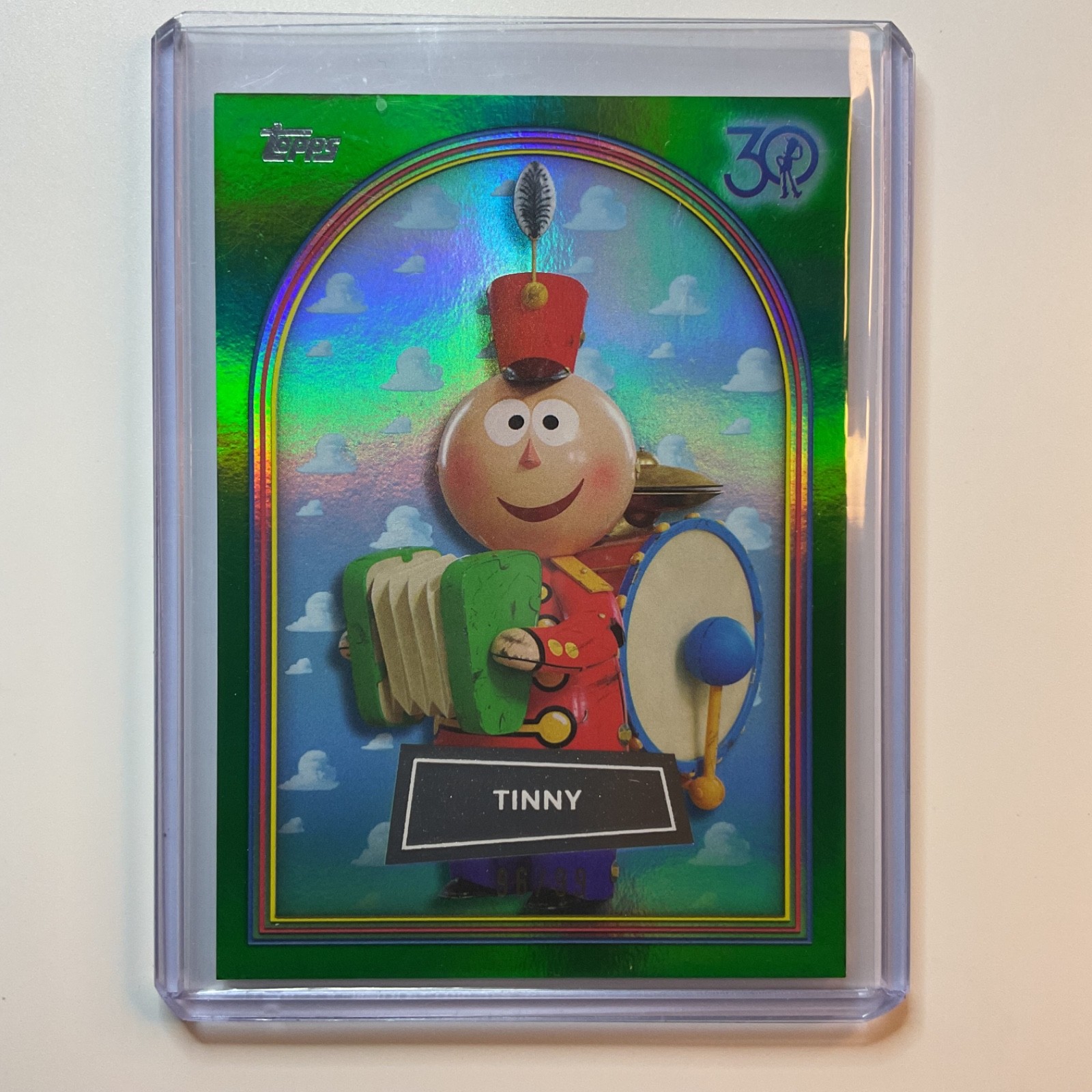 2025 Topps Toy Story Tinny Green Foil 96/99