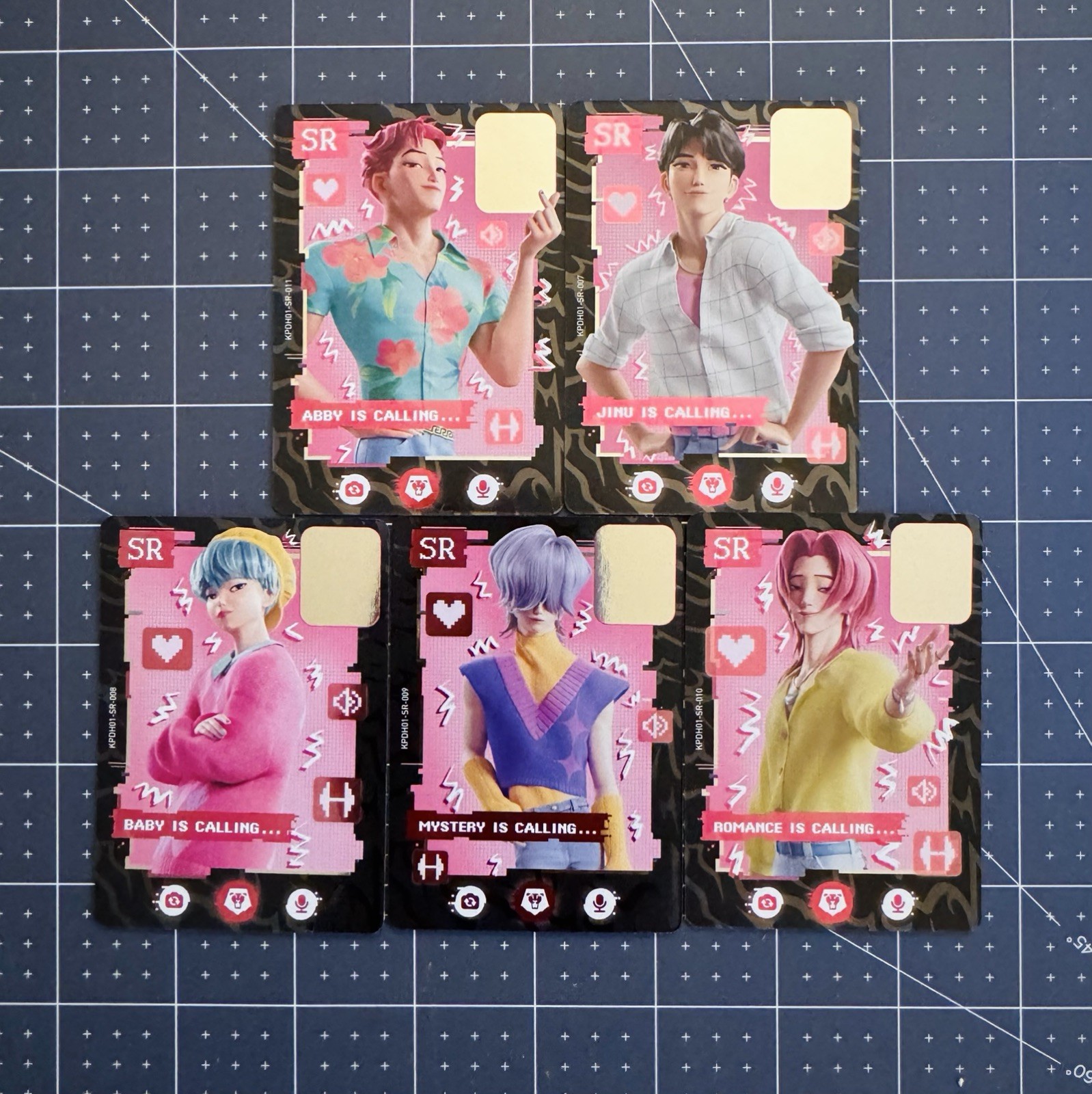 Saja Boys set 2026 K-pop Demon Hunters Kayou 1st Set SR Calling Set