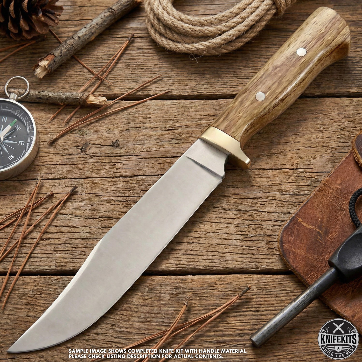 CLIP POINT HUNTER – DIY Knife Making Kit – USA Design