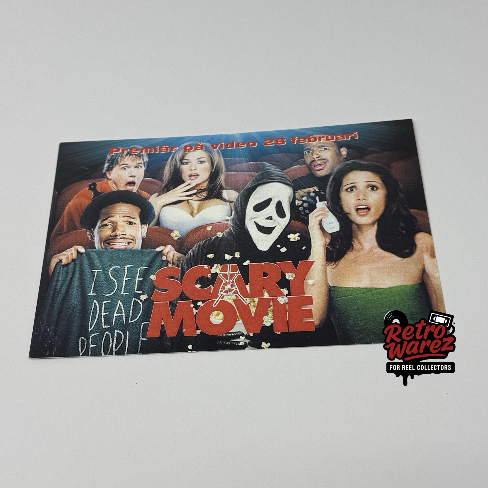 Scary Movie 2000 Promo Postcard 4×6” AD Horror Comedy Parodies French Slasher .