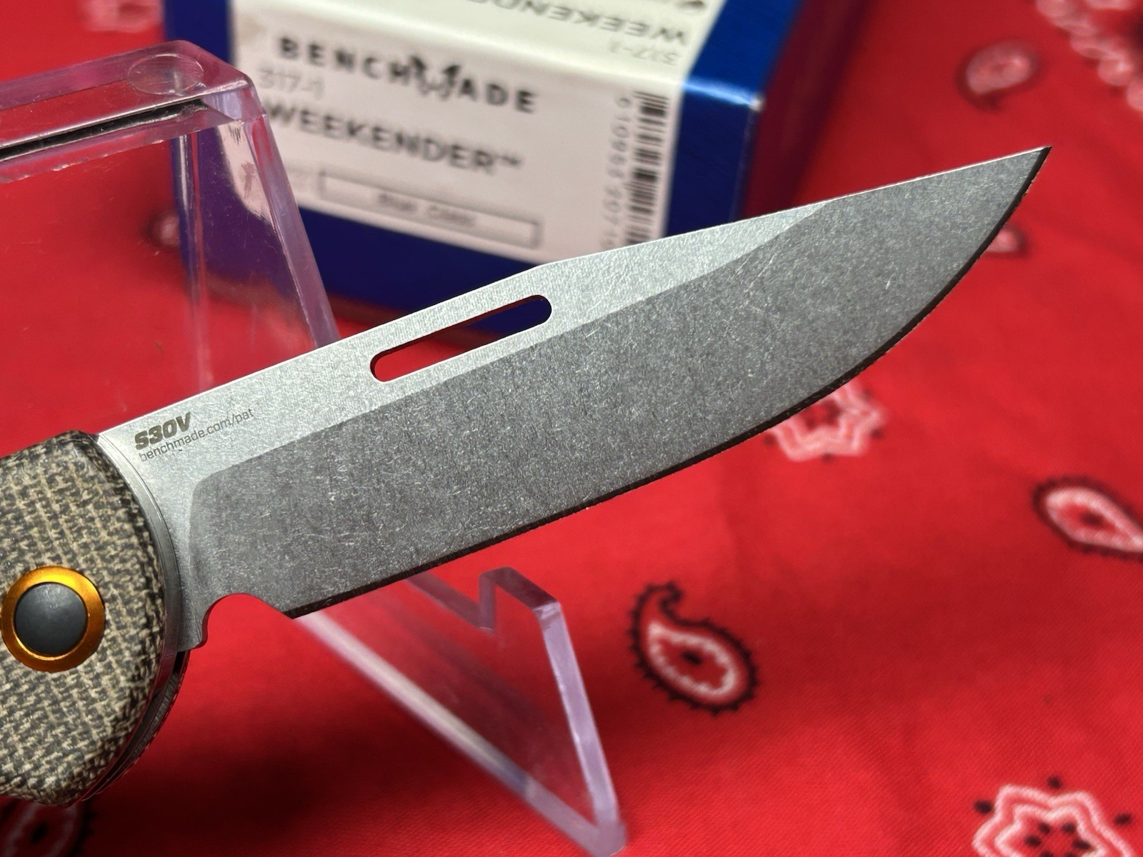Benchmade Weekender 317-1 Slipjoint Pocket Knife Perfect Light Camping Option!