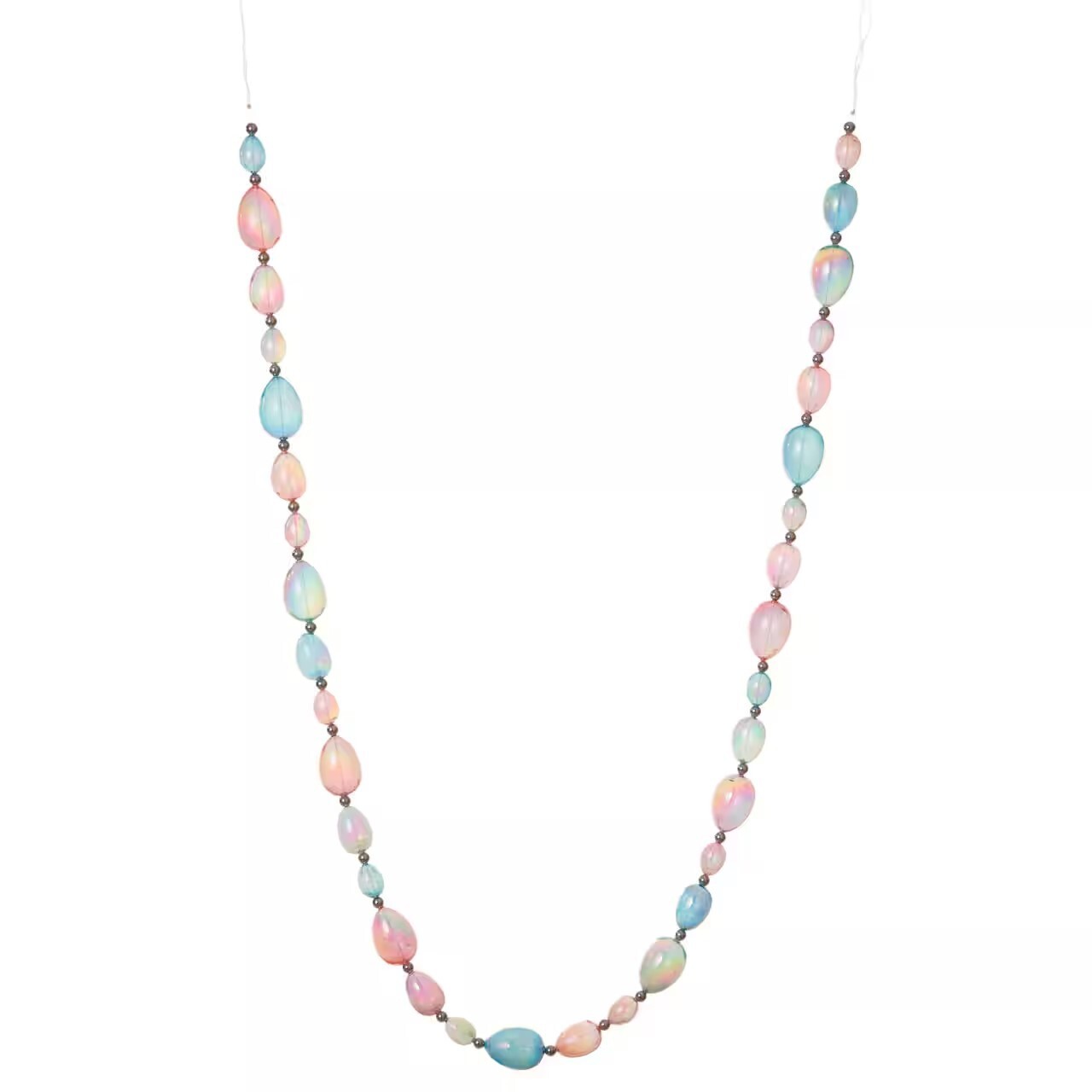 Ashland Brand Easter Clear Multicolored Egg Garland 6ft.