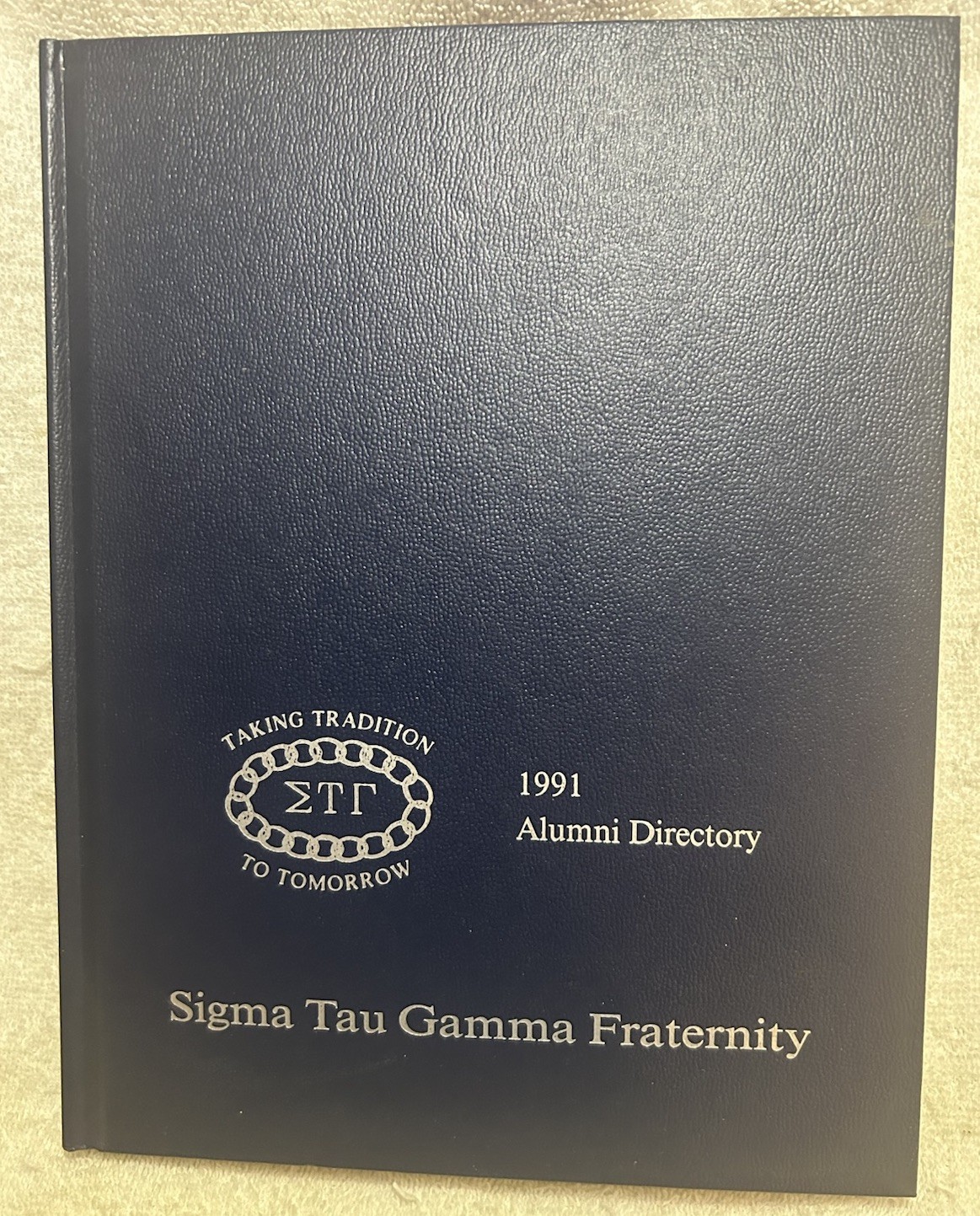 Vtg. Book 1991 Sigma Tau Gamma Fraternity Directory 311 Pages W/Chapter Listings