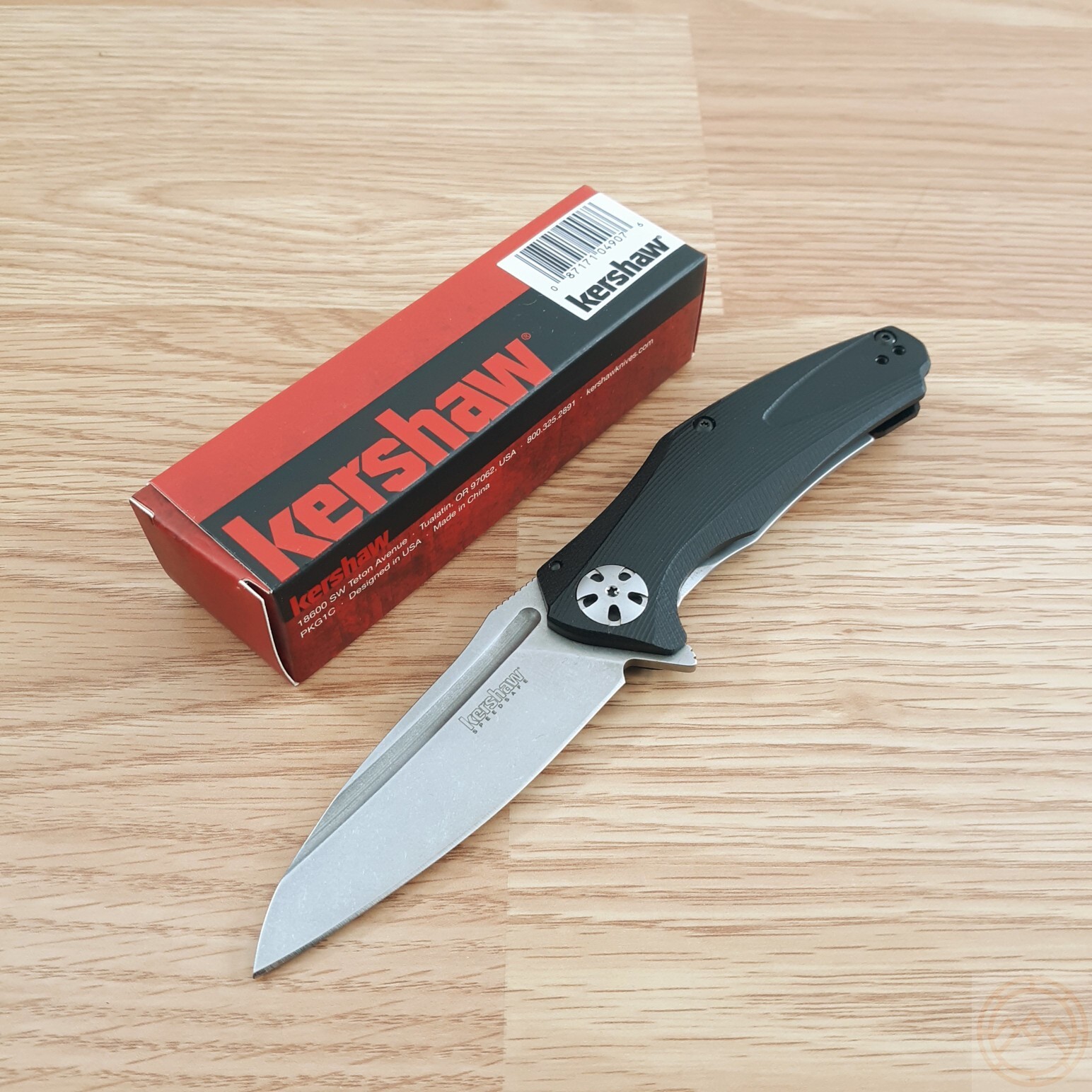 Kershaw Natrix Frame Folding Knife 3.25″ 8Cr13MoV Steel Blade Black G10 Handle