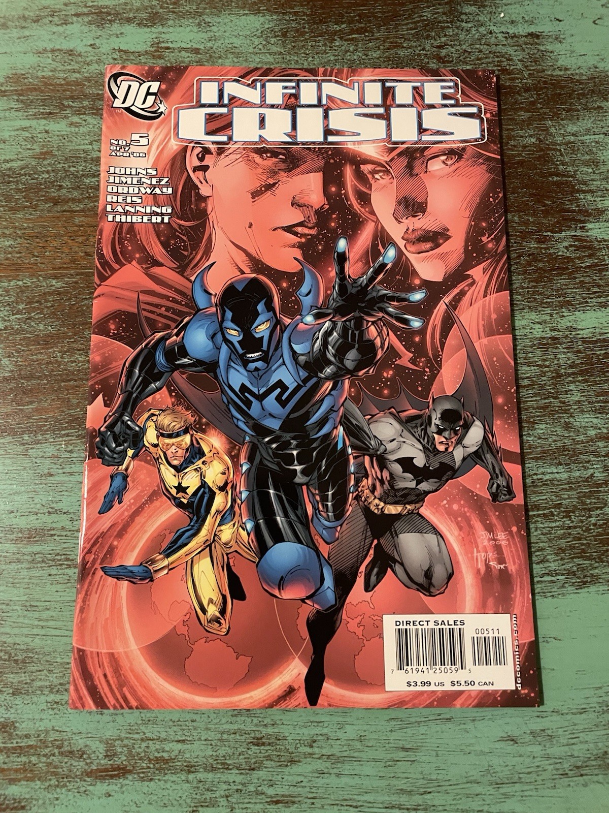 INFINITE CRISIS #5 NM Cover A 1ST Appearance BLUE BEETLE (REYES) DC Comics 2006