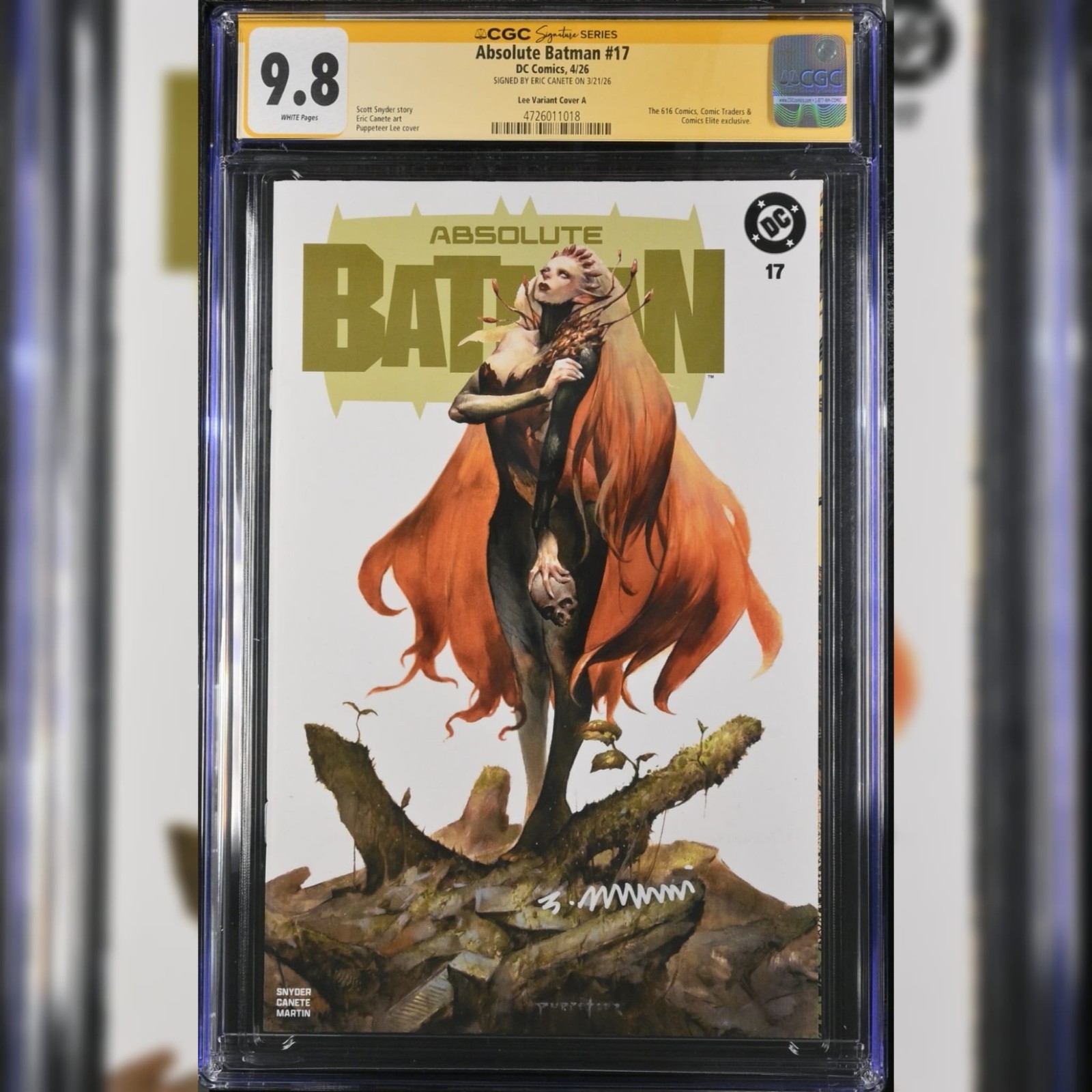 Absolute Batman #17 | CGC SS 9.8 | Signed by Eric Canete