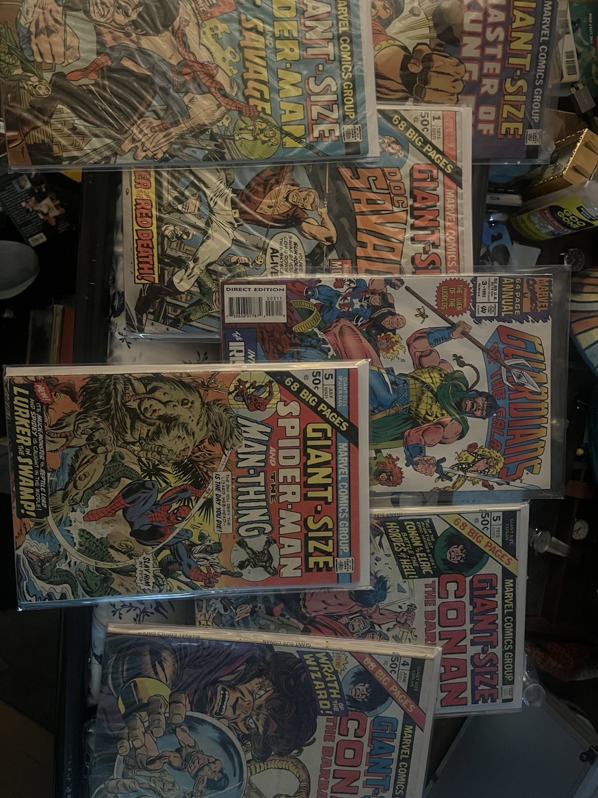 Lot Of 7 Comics: 6 Giant Size And Gotg Mix Good Condition All Good Condition