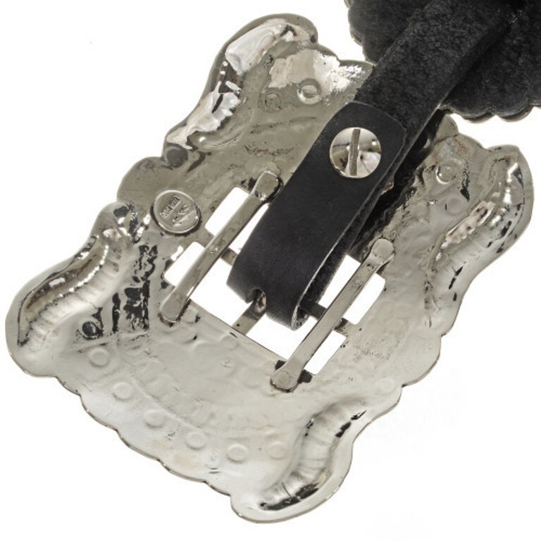 Navajo Copy JIM MORRISON Stamped Silver First Phase Style Concho Belt High Shine