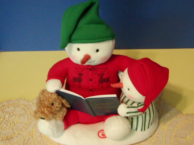 ***HALLMARK 2019 STORY TIME SNOWMAN THE NIGHT BEFORE CRISTMAS SING & MOTION***