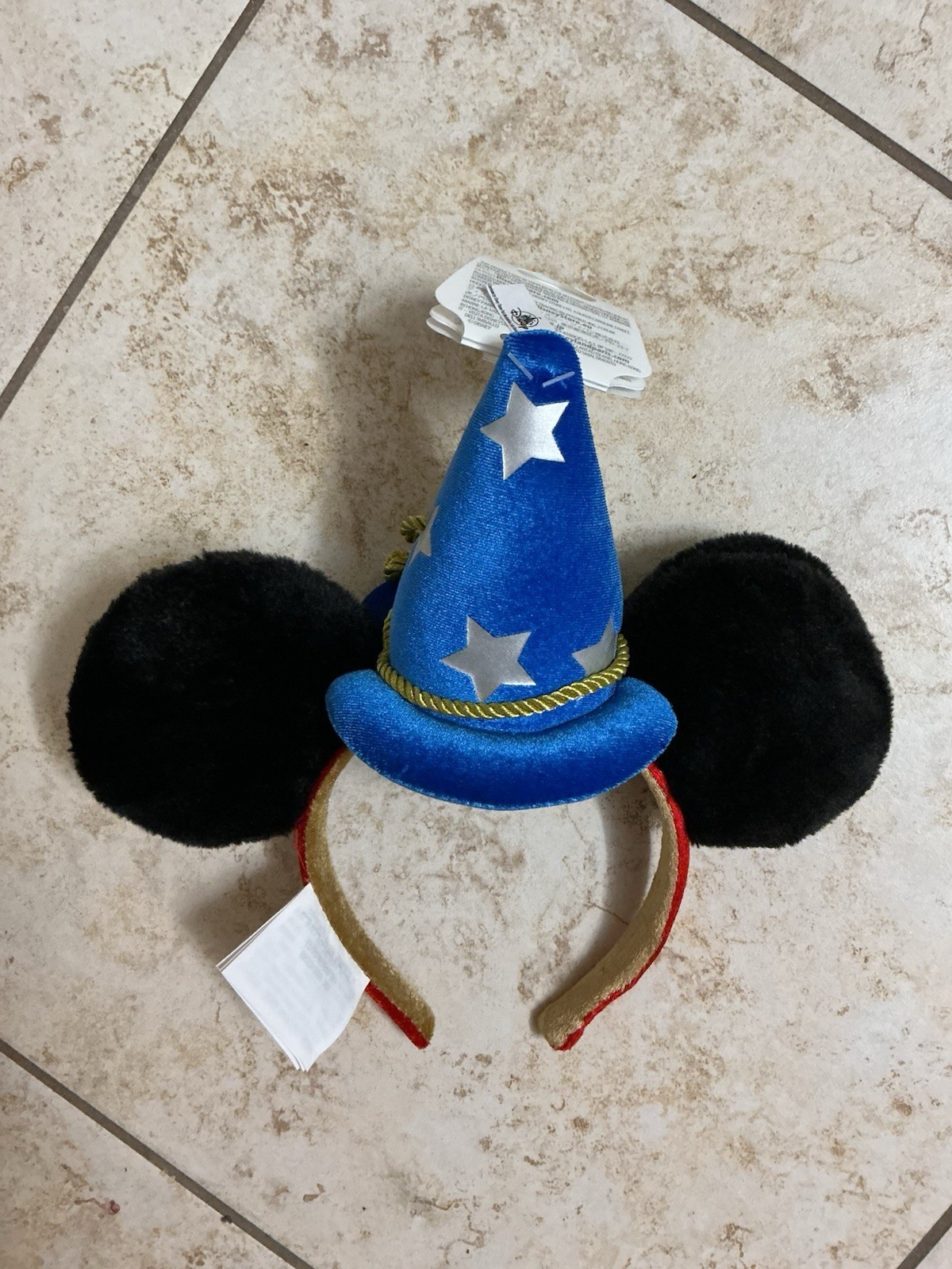 Disney Parks Sorcerer Mickey Fantasia Hat Ears Headband New With Tags