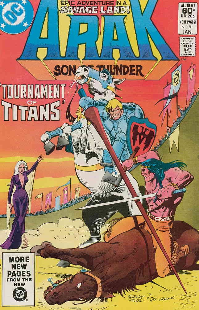 Arak Son of Thunder #5 FN; DC | Roy Thomas – w/Bag+Board
