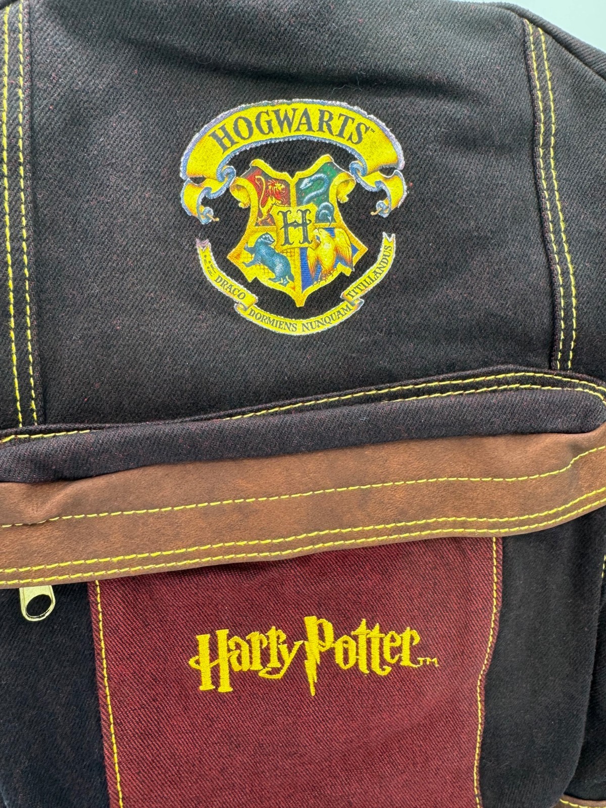 Harry Potter Hogwarts Full Sized Backpack Maroon NWT