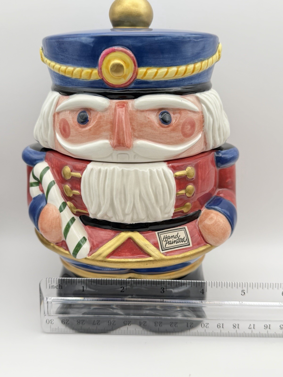 Fitz & Floyd 1992 “Nutcracker Sweets”Ceramic Christmas Holiday Cookie Jar