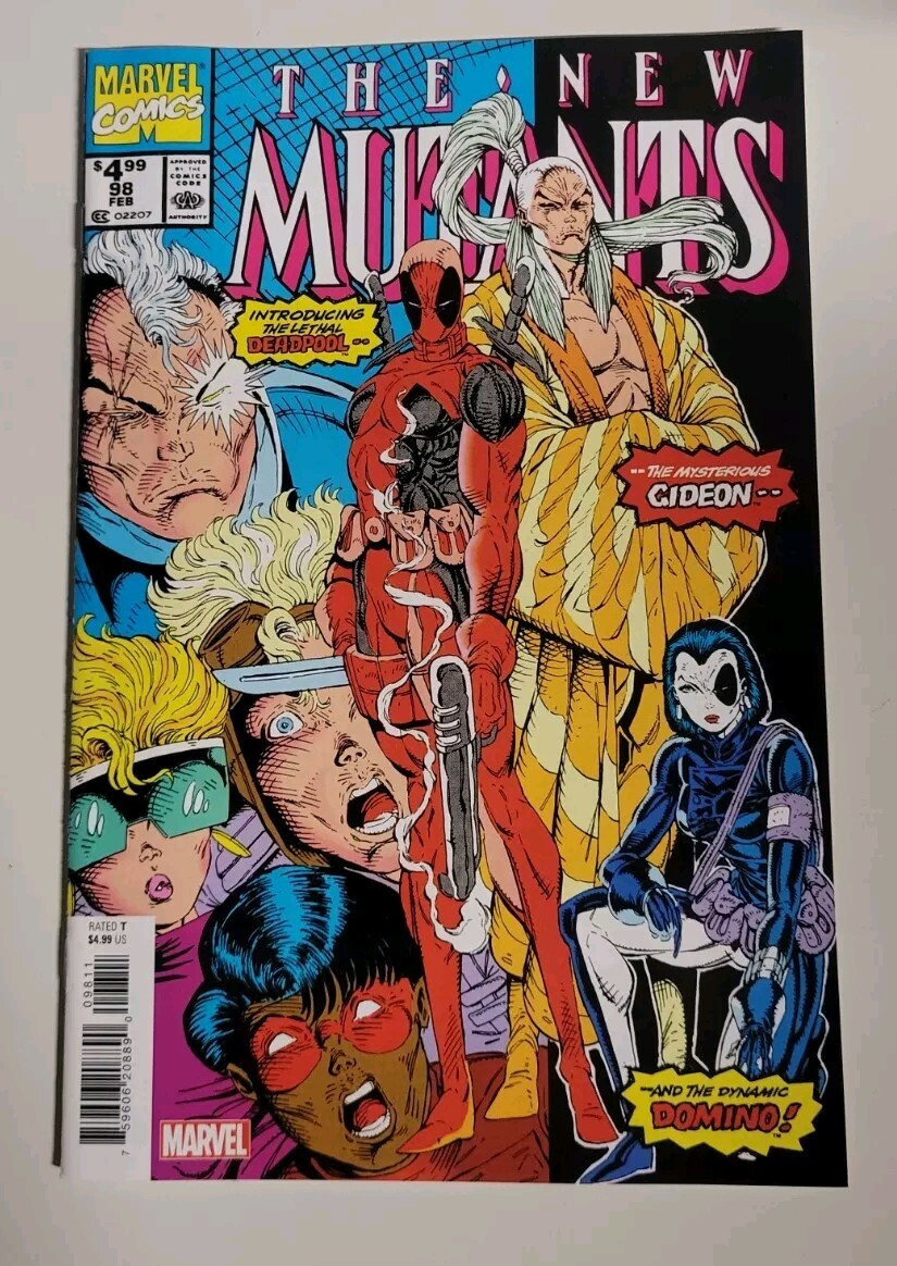 NEW MUTANTS #98 05/22/2024 NM-/VF+ 1ST DEADPOOL FACSIMILE REPRINT MARVEL COMICS