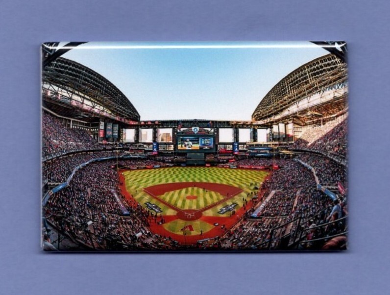 CHASE FIELD STADIUM *2X3 FRIDGE MAGNET* ARIZONA DIAMONDBACKS BASEBALL MLB GAME