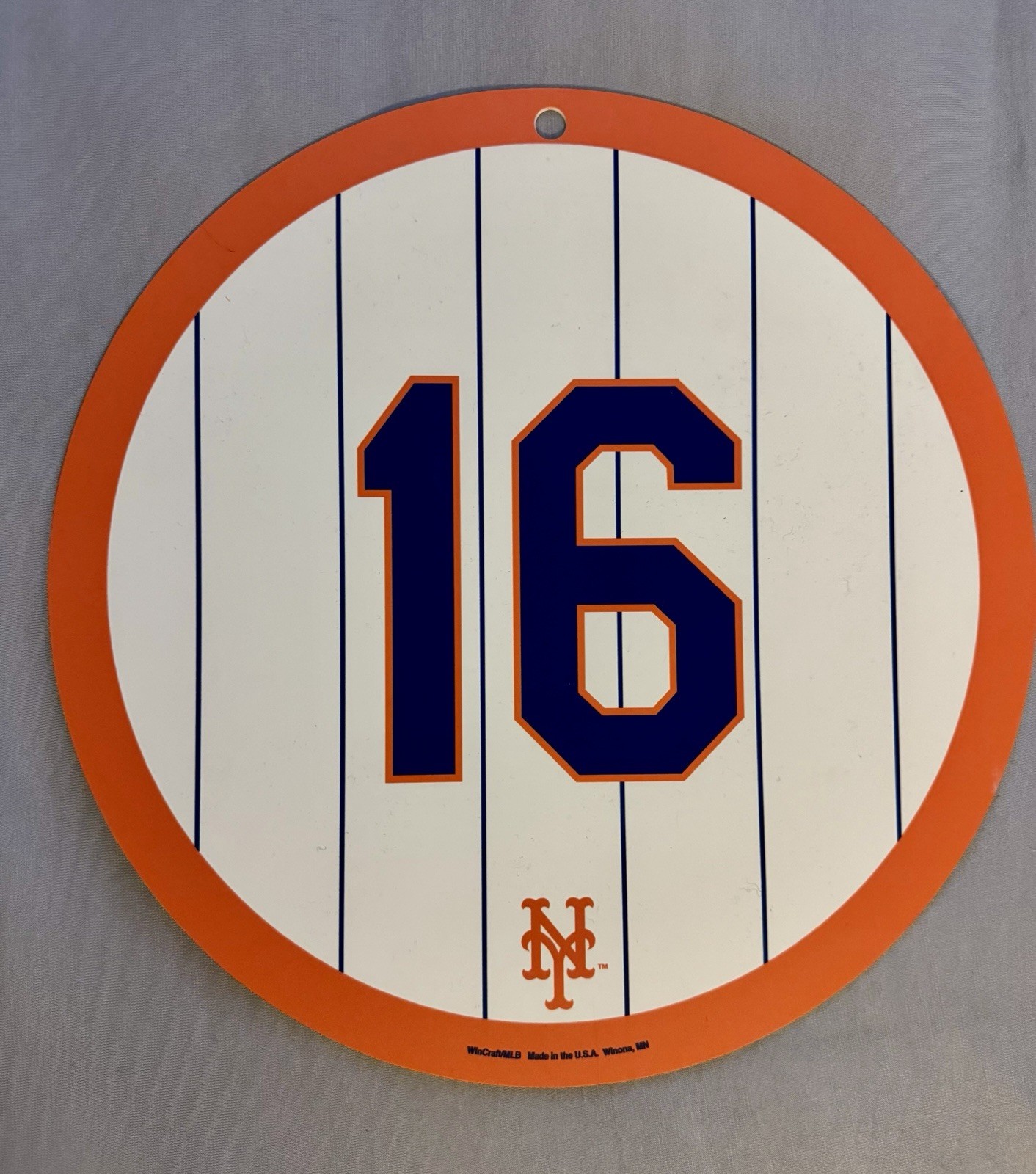 NY METS DWIGHT GOODEN DOC RETIRED NUMBER SIGN #16 HALL OF FAME HOF MLB BASEBALL