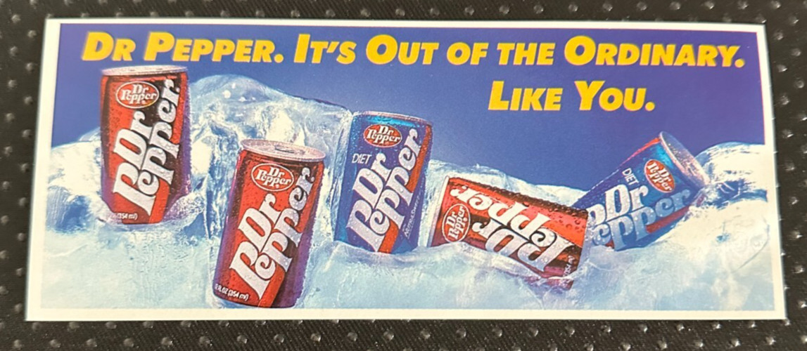 Vintage 1986 80s Dr Pepper Diet Dr Pepper Paper Coupon Soda Ephemera Advertising