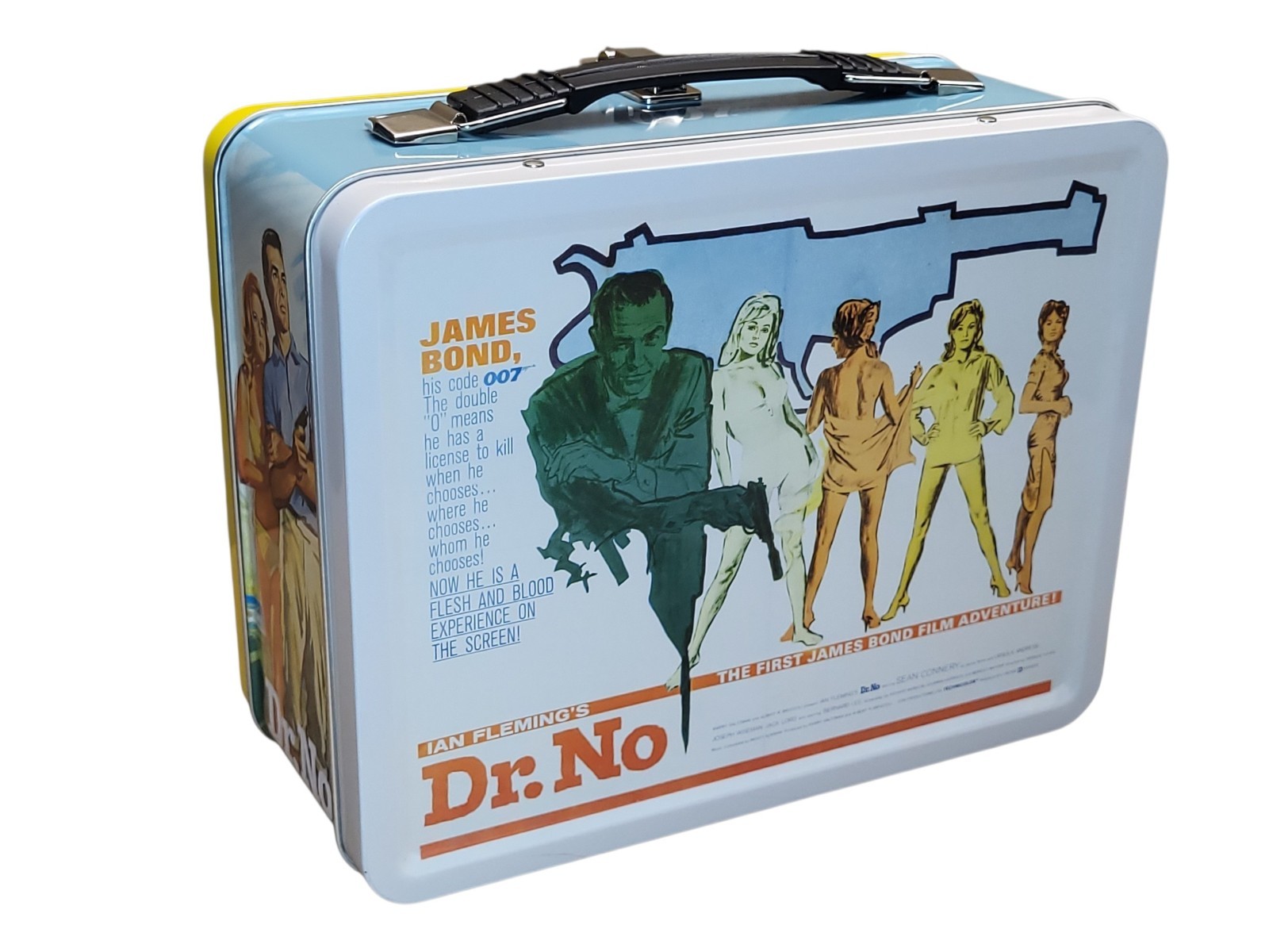 Factory Entertainment “Dr No” James Bond 007 Full Size Metal Tin Tote Lunch Box